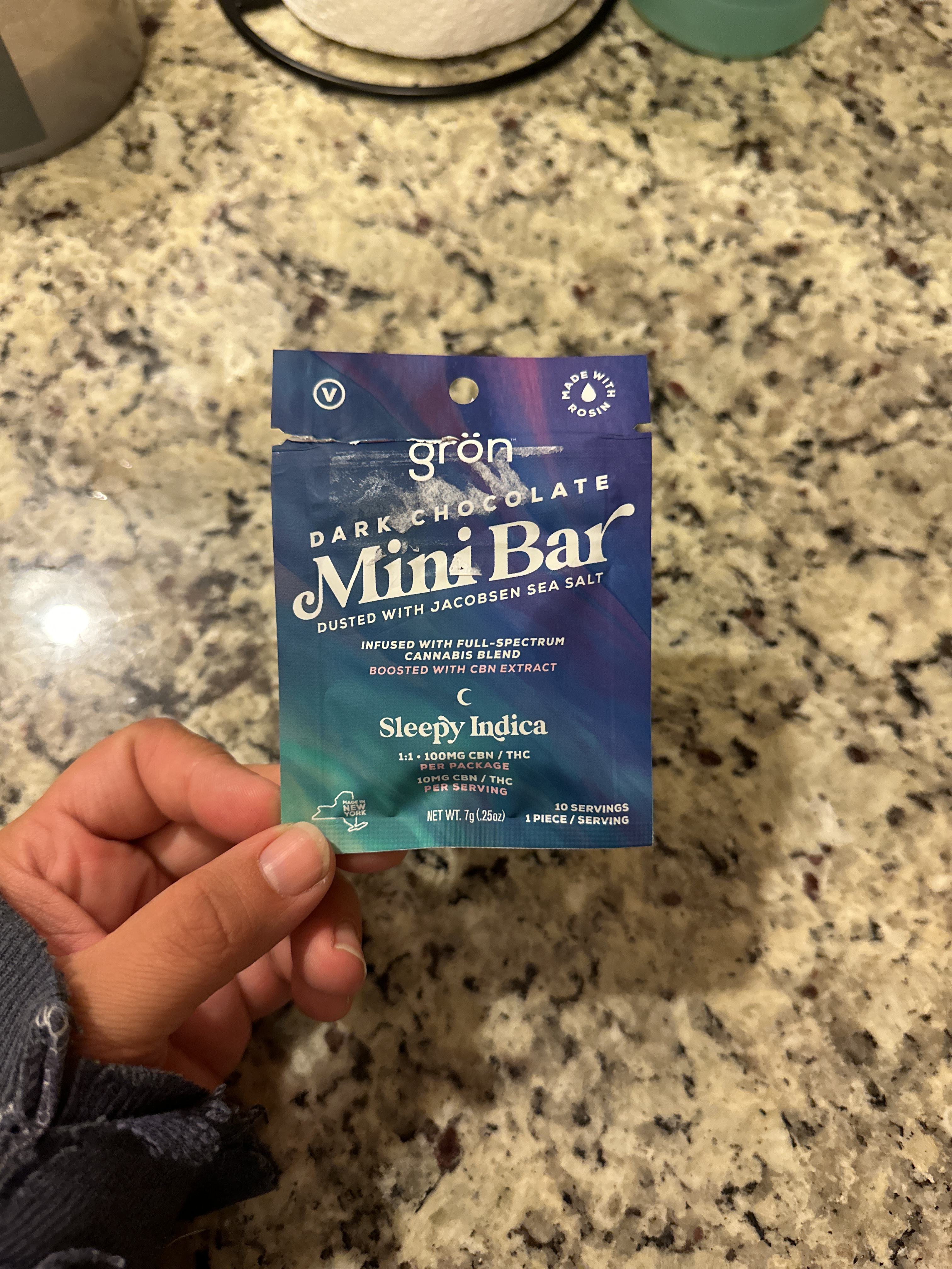 Sleepy Indica Dark Chocolate Mini Bar