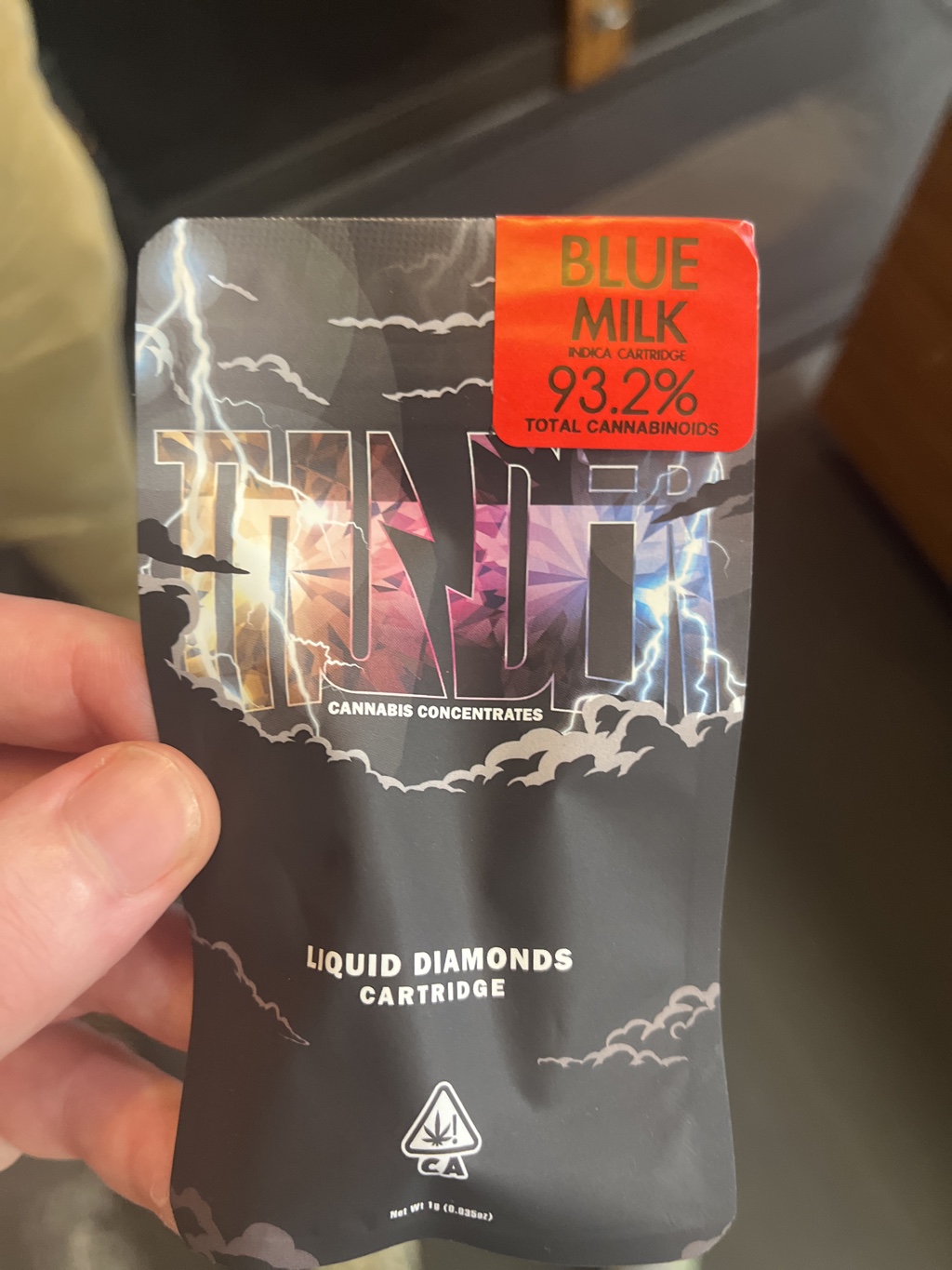 Blue Milk Liquid Diamonds Cartridge