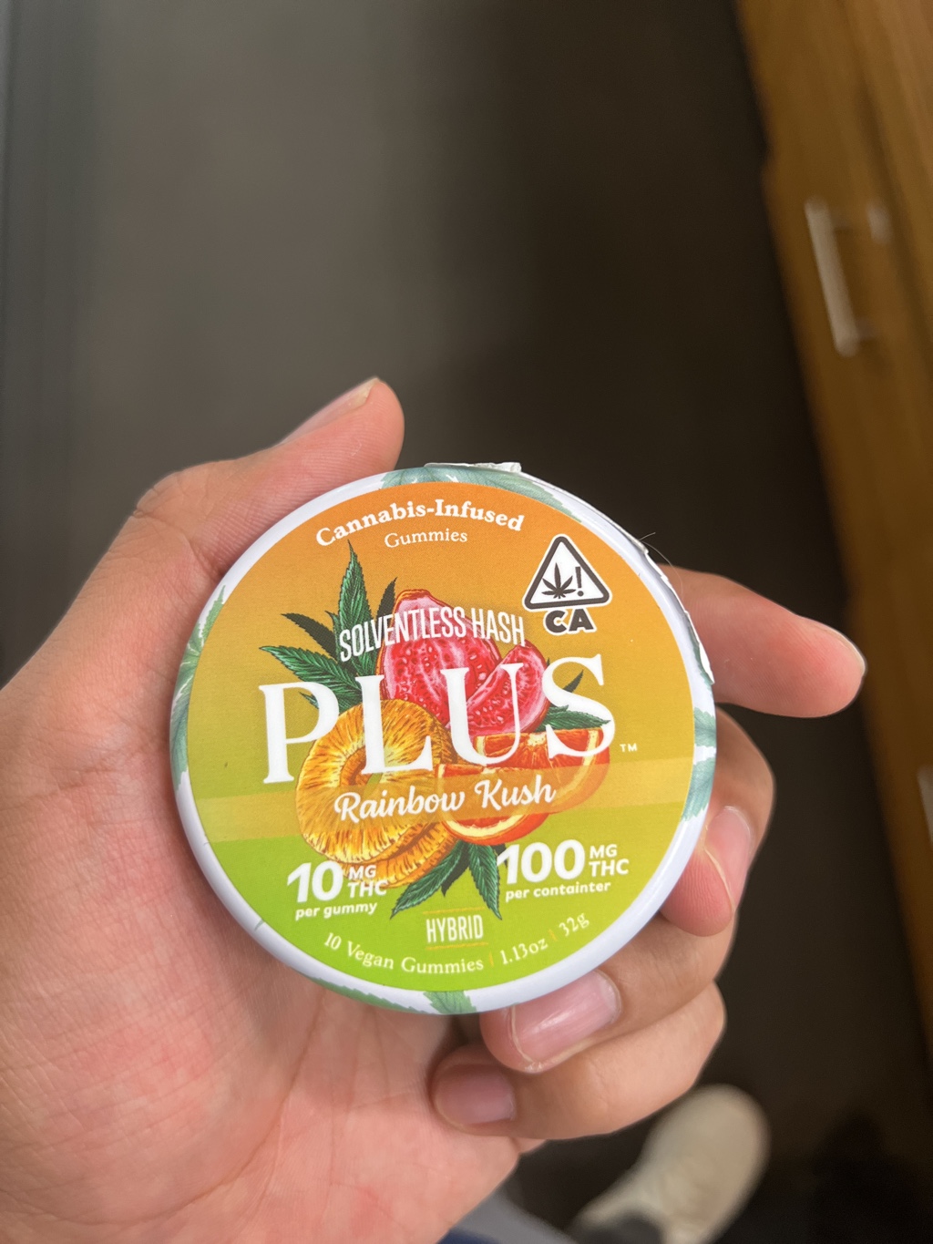 PLUS Solventless Hash Rainbow Kush
