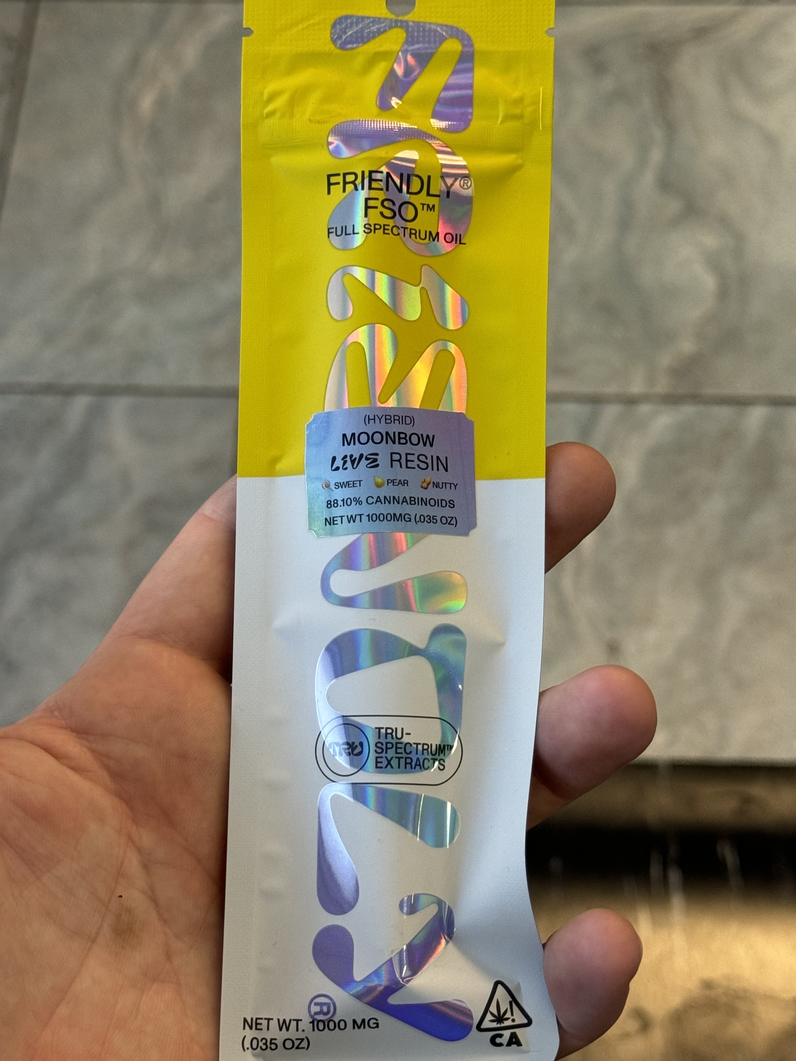 Friendly FSO™ Live Resin