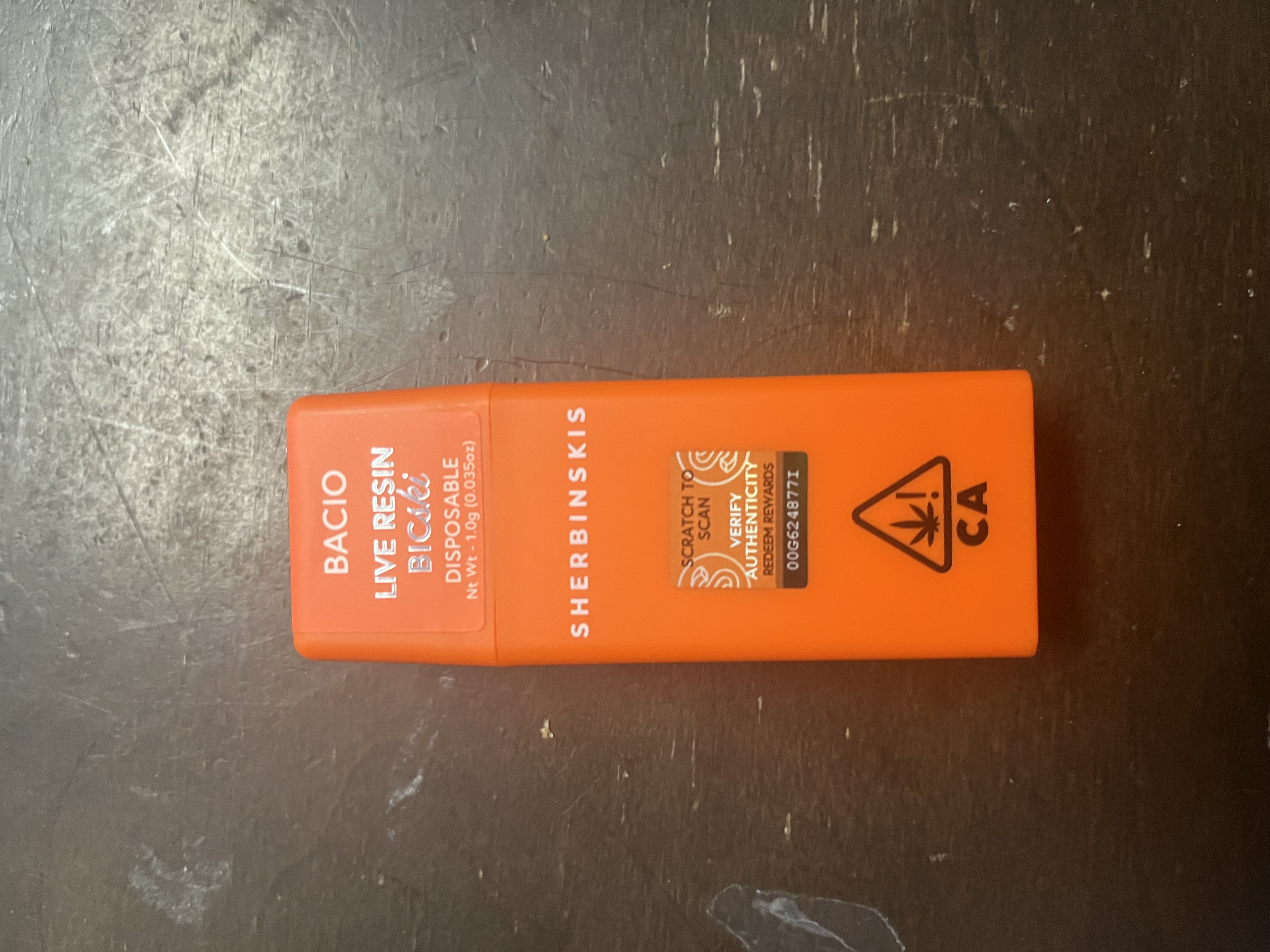 Live Resin Bacio Disposable