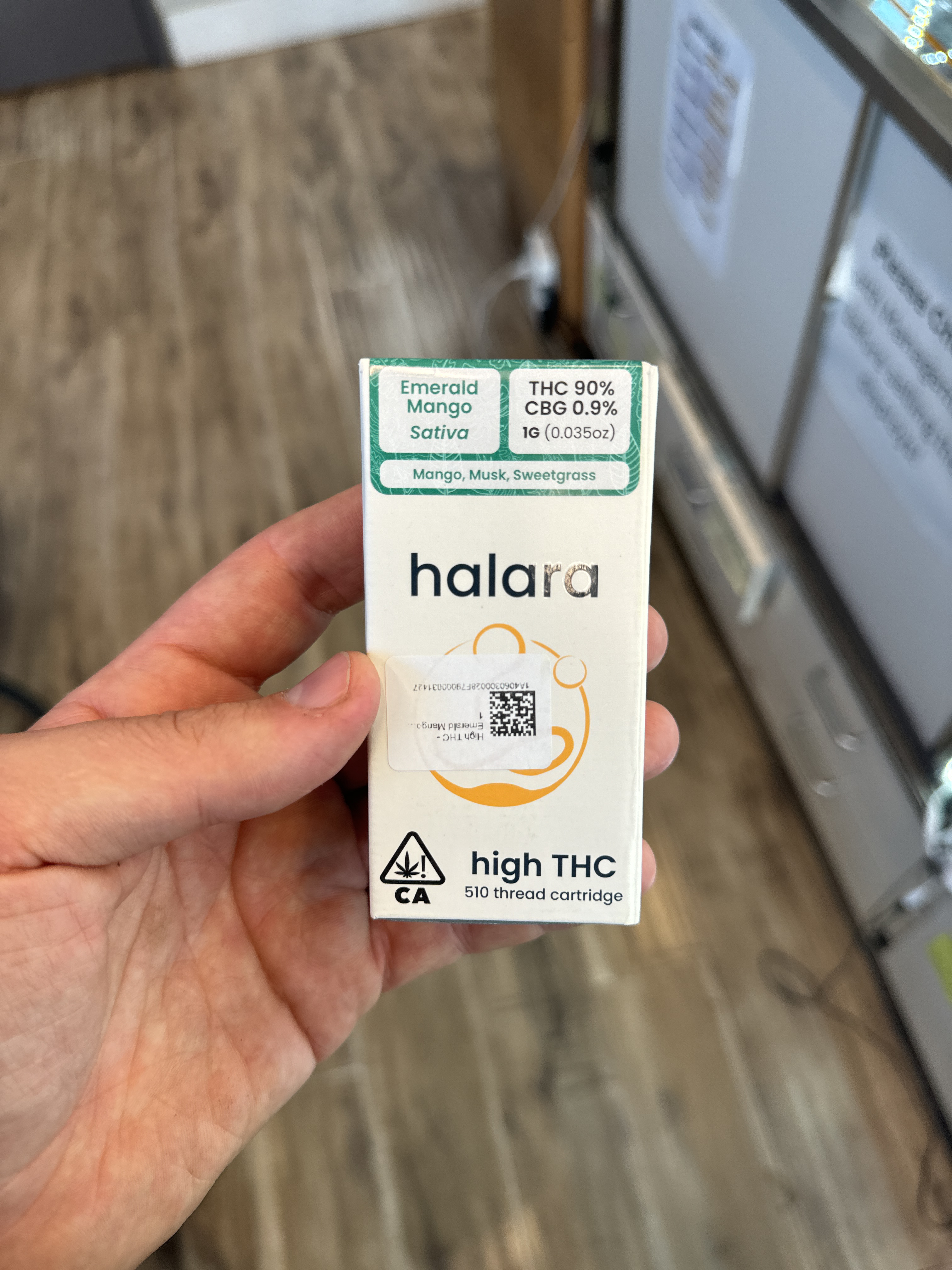 Emerald Mango Sativa Oil Cartridge