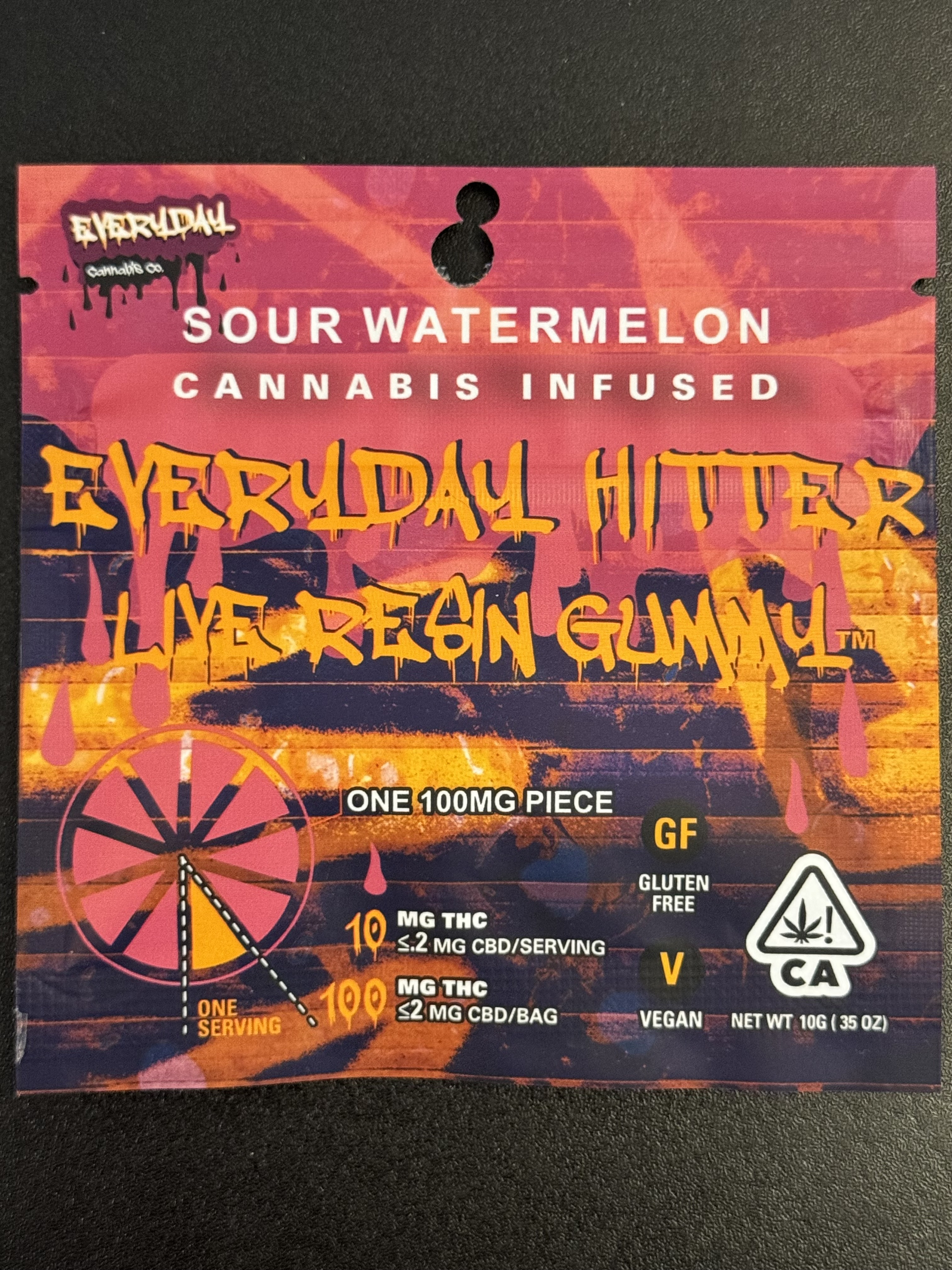 Everyday Hitter Live Resin Gummy - Sour Watermelon