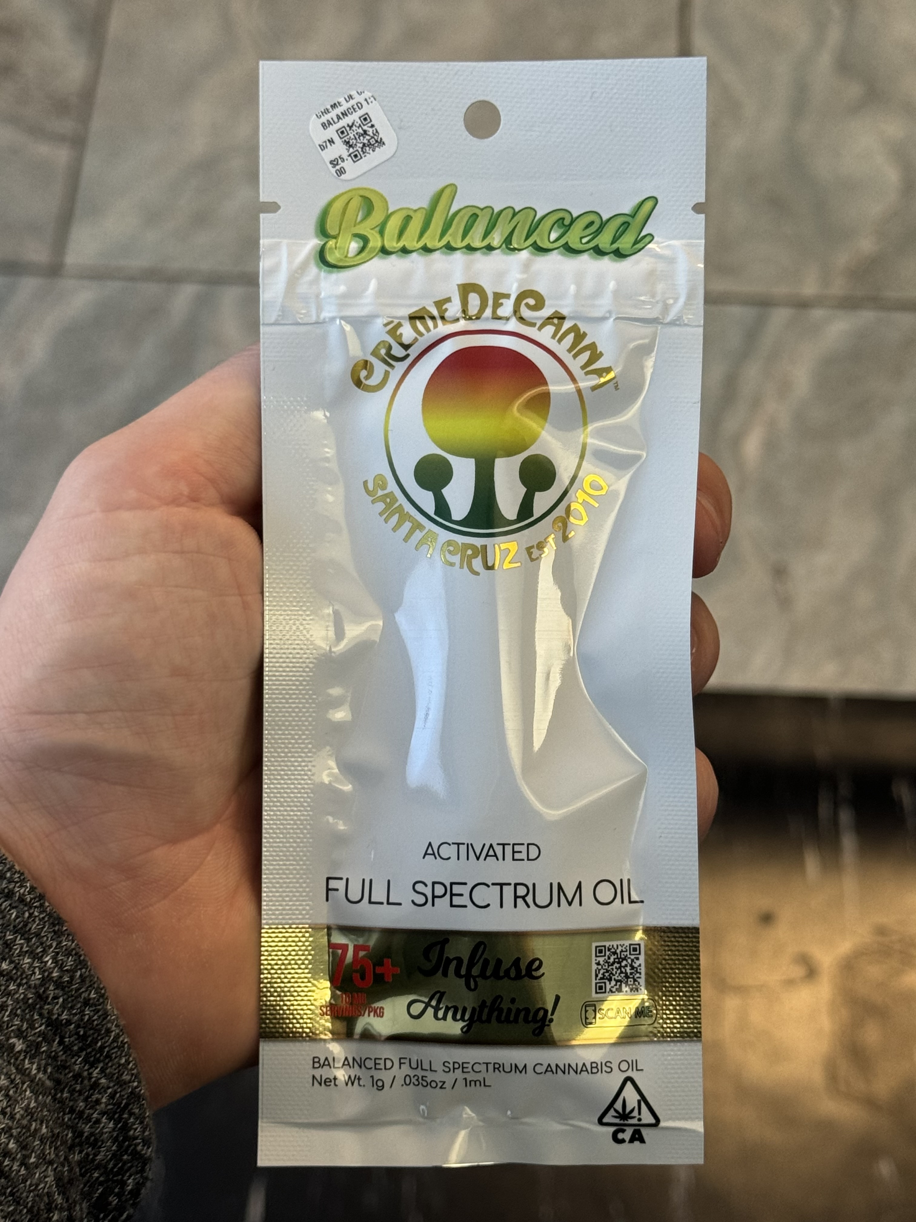 Balanced Full Spectrum Oil
