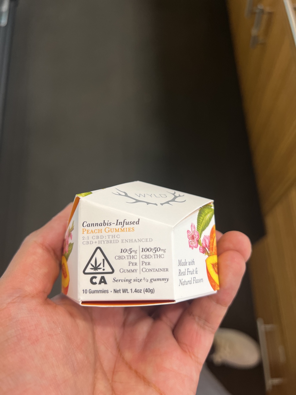 Cannabis-Infused Peach Gummies