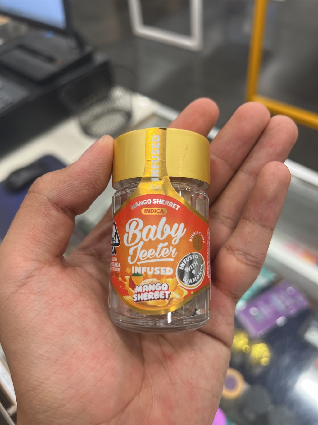 Baby Jeeter Hybrid Mango Sherbet