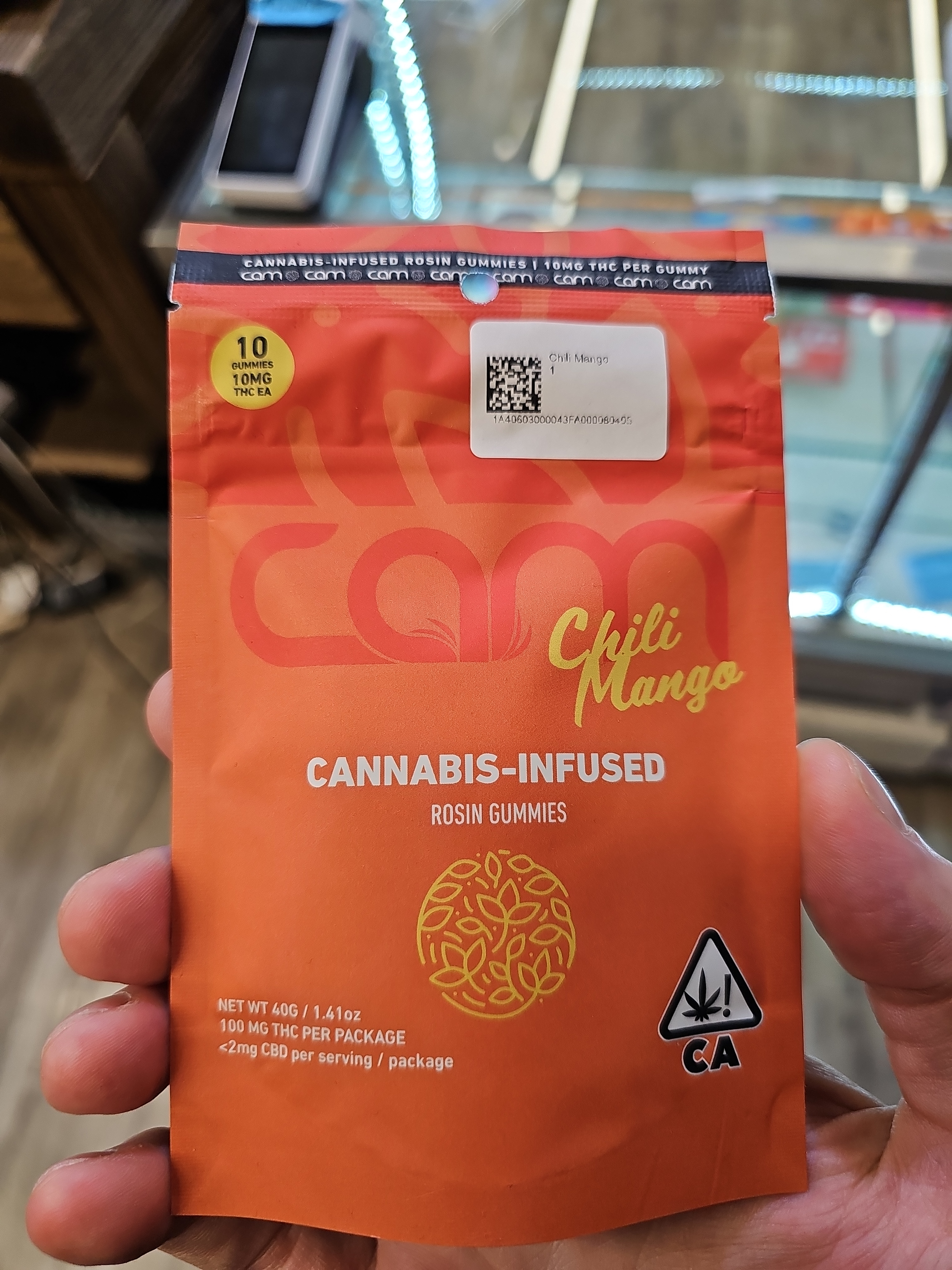 CAM Chili Mango Cannabis-Infused Rosin Gummies