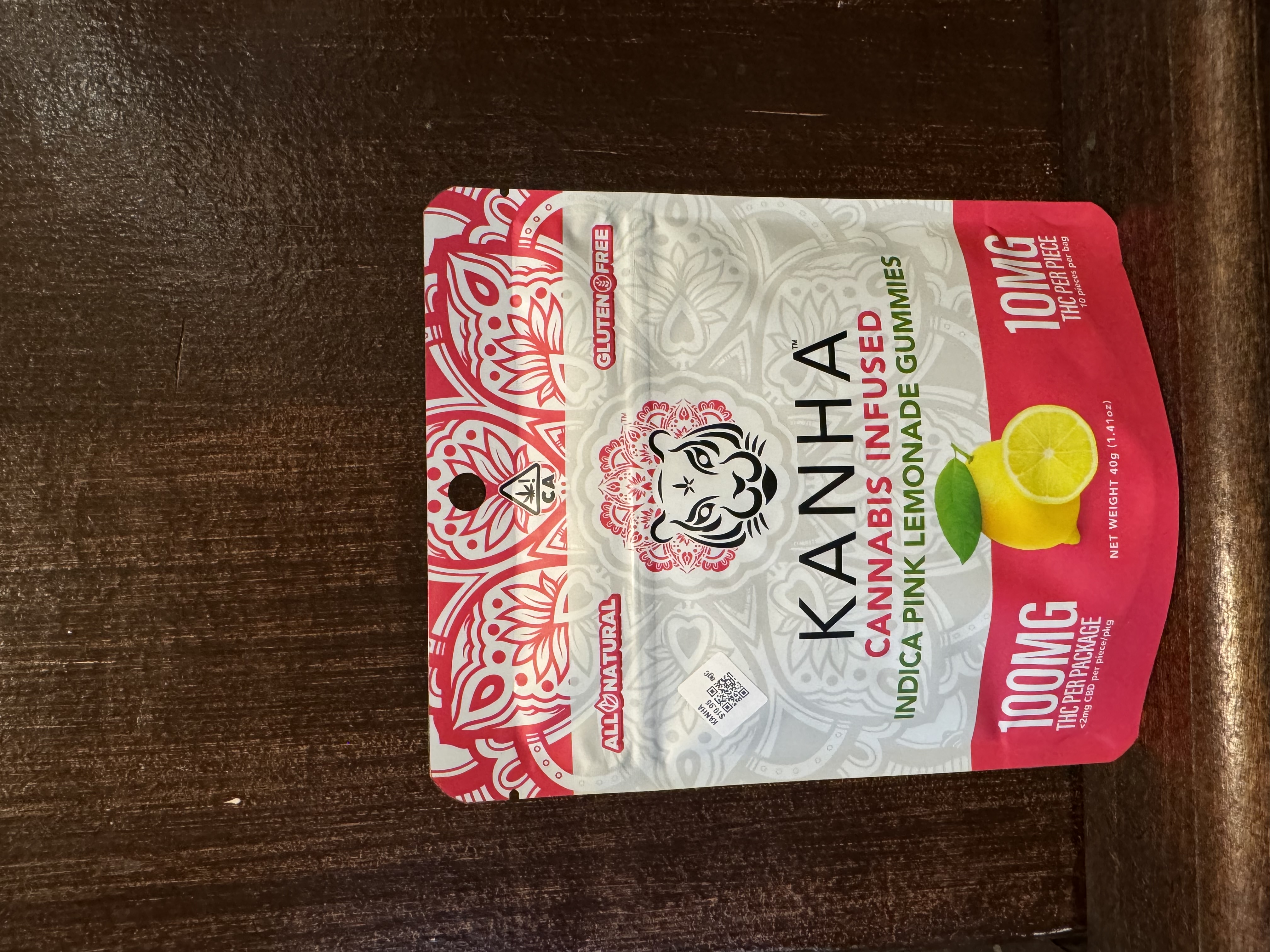 Indica Pink Lemonade Gummies