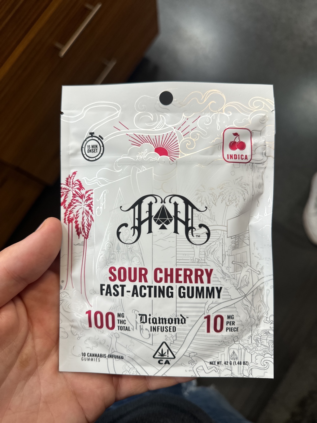 Sour Cherry Fast-Acting Gummy