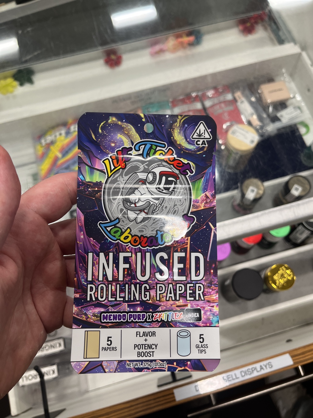 Mendo Purps Zkittlez Infused Rolling Paper
