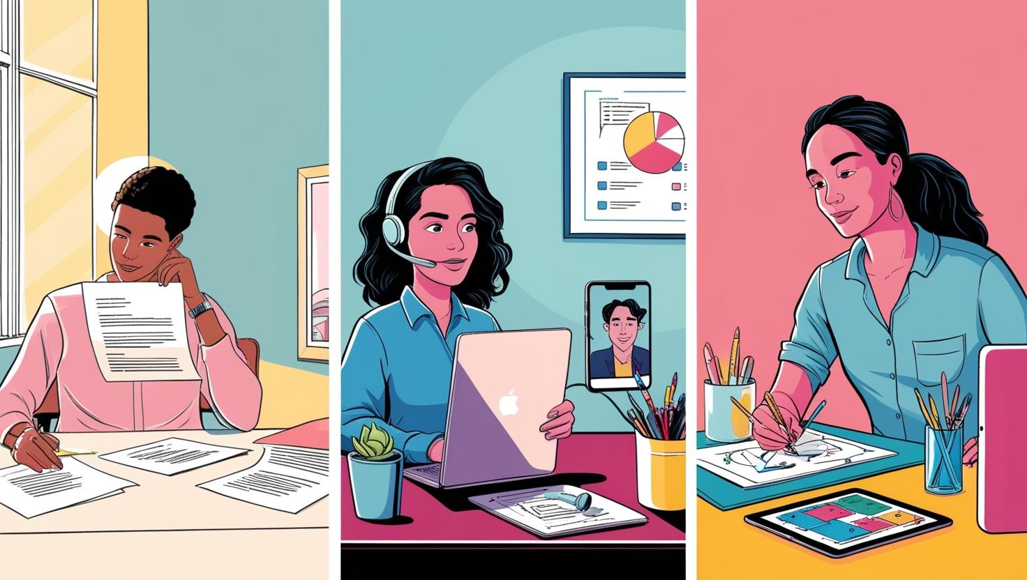 Freelancers are working hard with the assist of a free time tracker