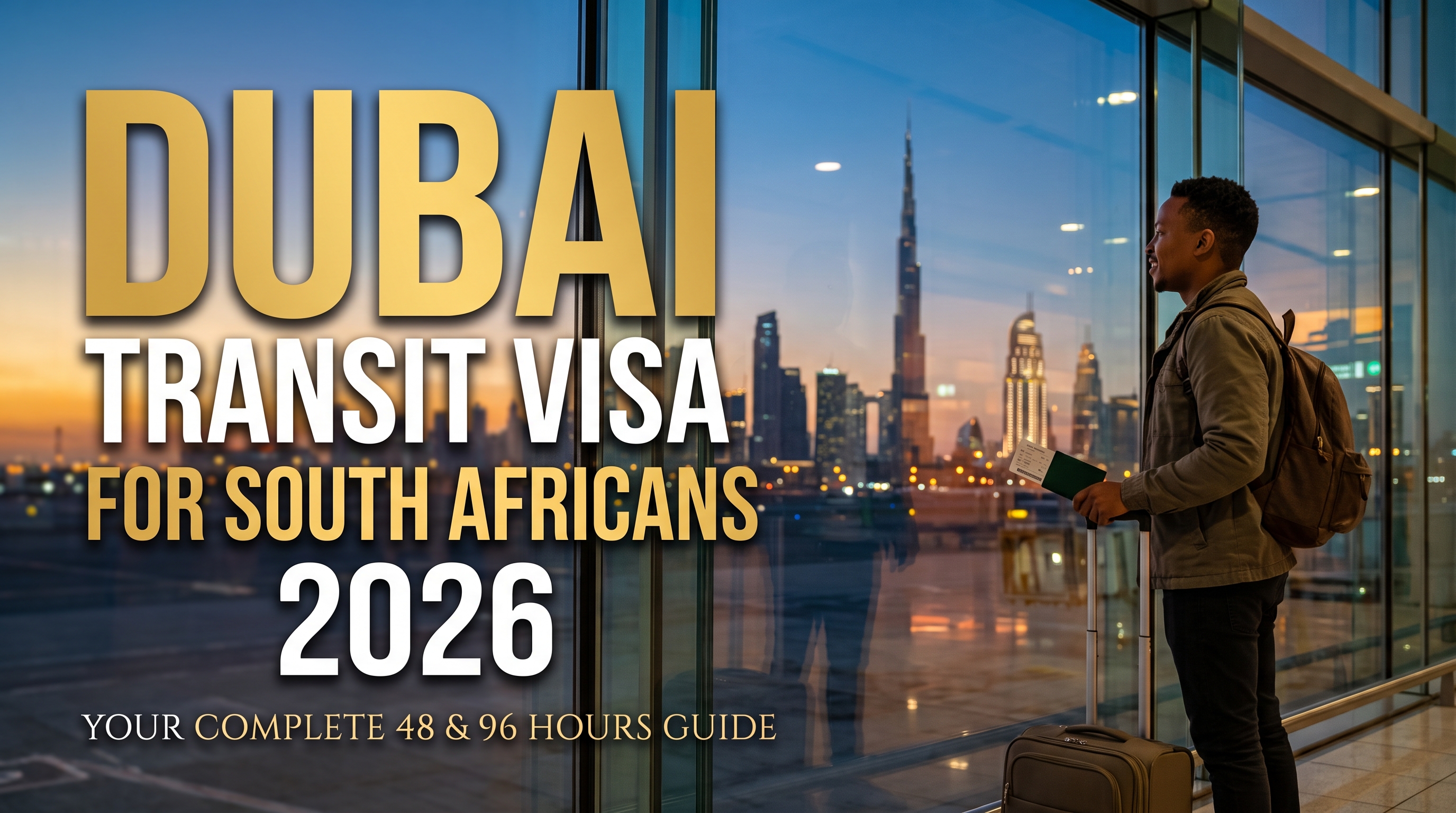 Dubai Transit Visa for South Africans 2026: 48-Hour vs 96-Hour Visa, Requirements and How to Apply
