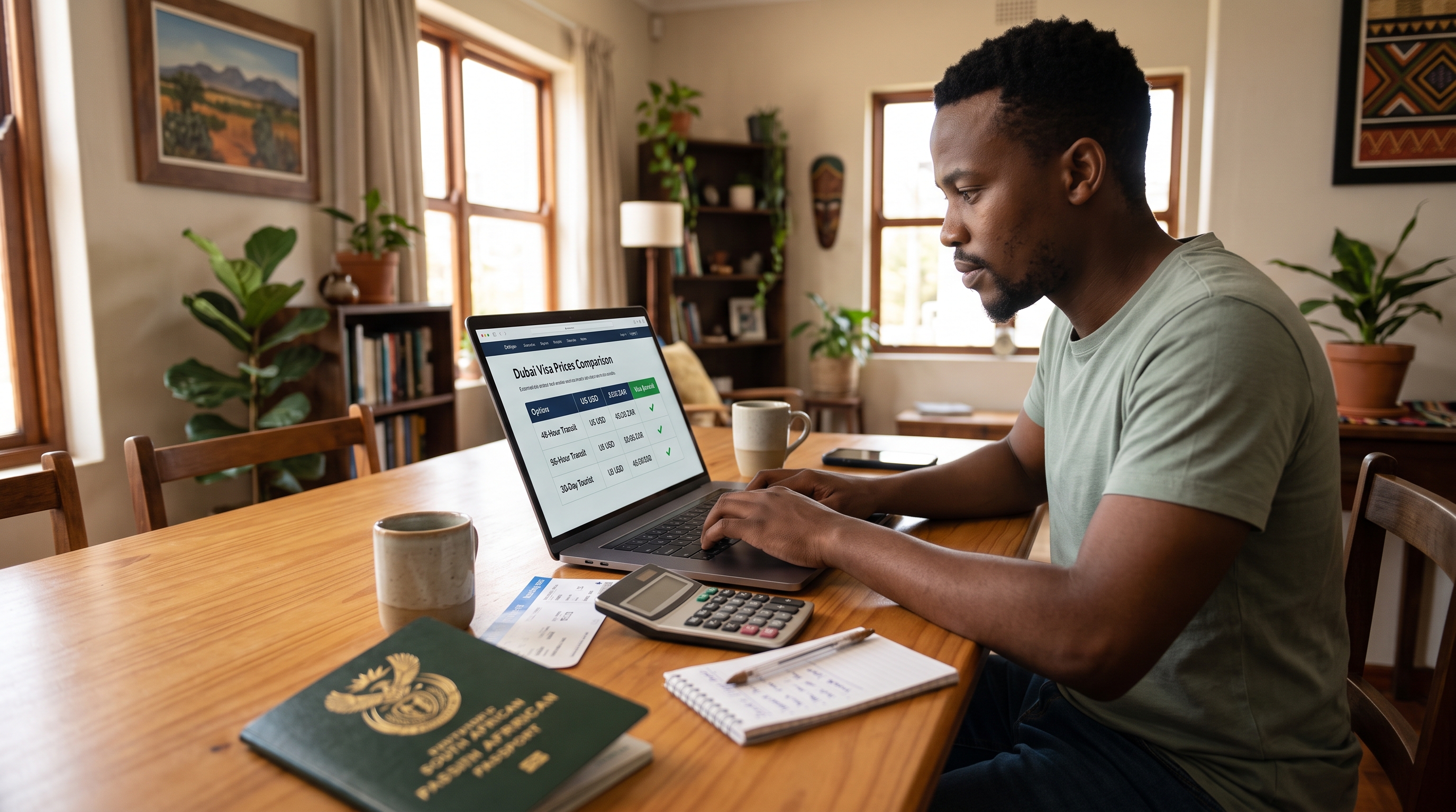How Much Does a Dubai Visa Cost from South Africa in 2026? Full Price Breakdown