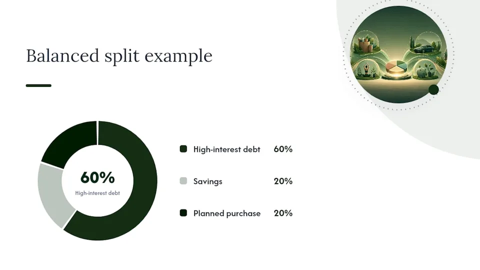 How to handle the two months each year when you get a third paycheck — overview diagram