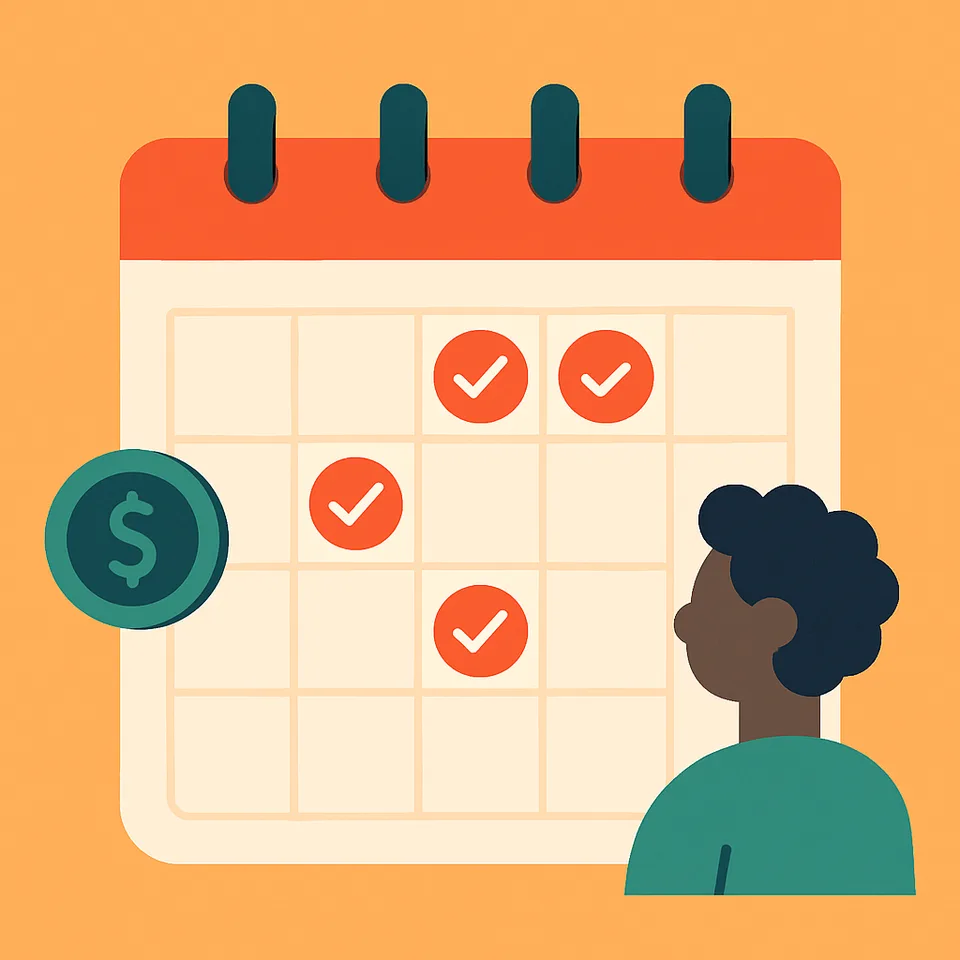 Budget review calendar