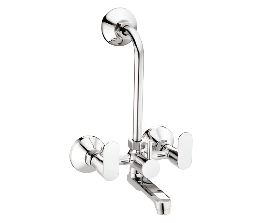 Opal - 3 in 1 Wall Mixer with L -Bend by Aeltos – Buy online at Build Bharat Mart