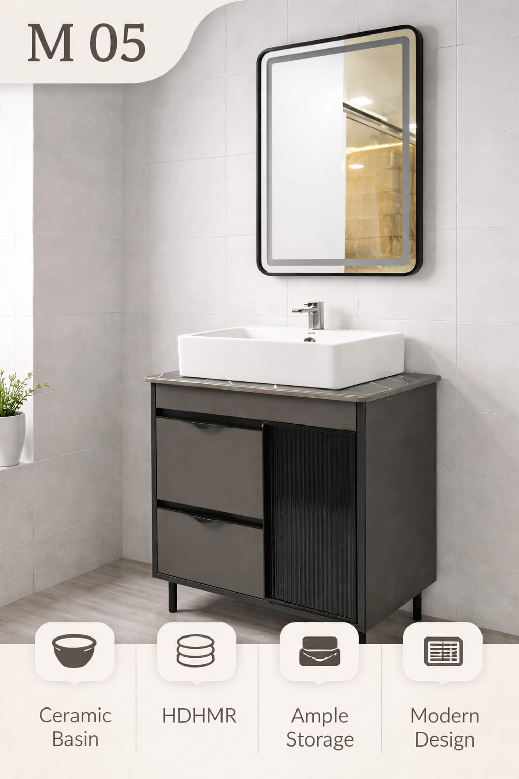 Vanity Cabinet M - 05 by Katy – Buy online at Build Bharat Mart
