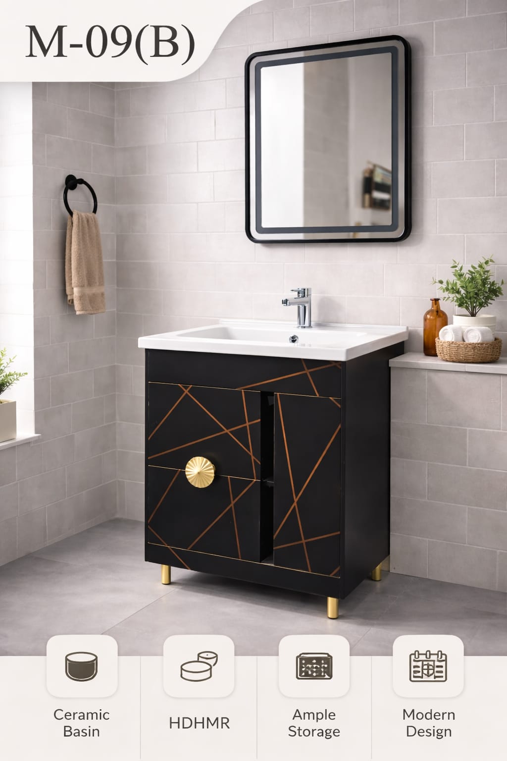 Vanity Cabinet M - 09(B) by Katy – Buy online at Build Bharat Mart