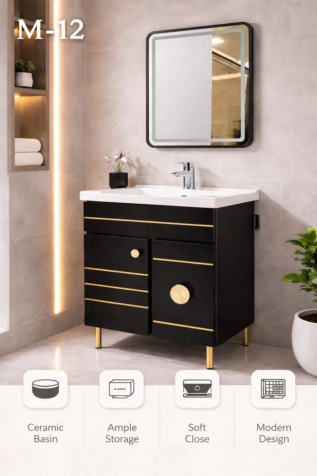 Vanity Cabinet M - 12 by Katy – Buy online at Build Bharat Mart