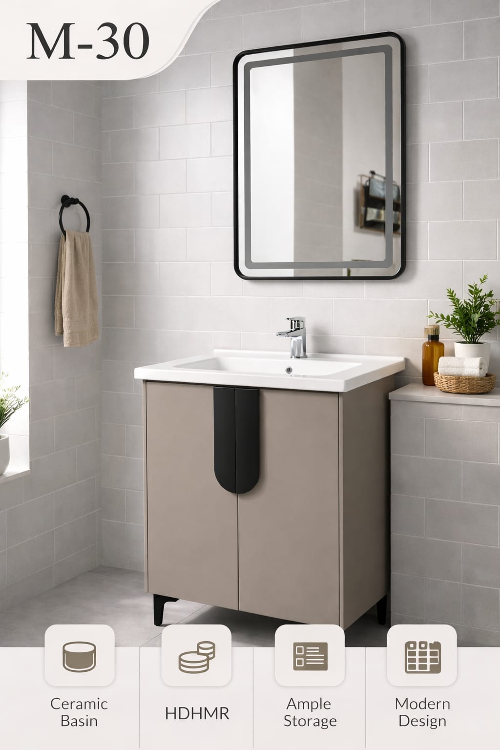 Vanity Cabinet M - 30 by Katy – Buy online at Build Bharat Mart