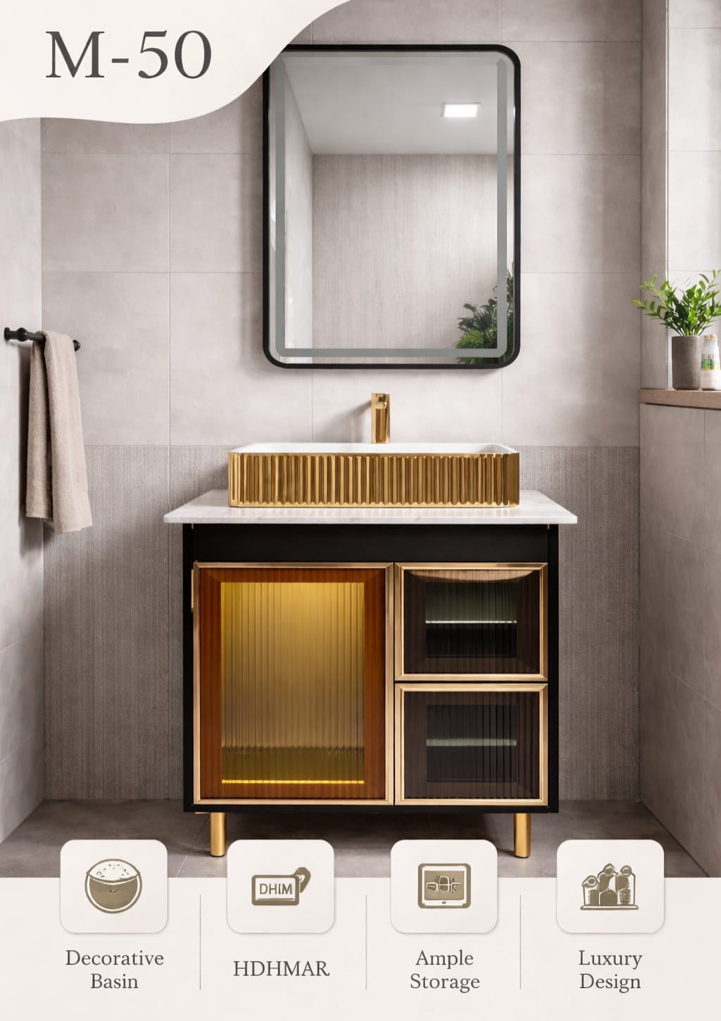 Vanity Cabinet M - 50 by Katy – Buy online at Build Bharat Mart