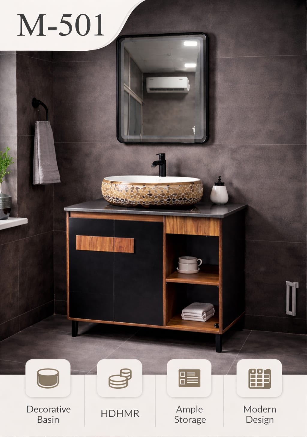 Vanity Cabinet M - 501 by Katy – Buy online at Build Bharat Mart
