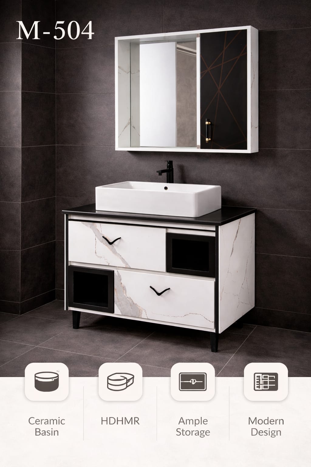 Vanity Cabinet M - 504 by Katy – Buy online at Build Bharat Mart