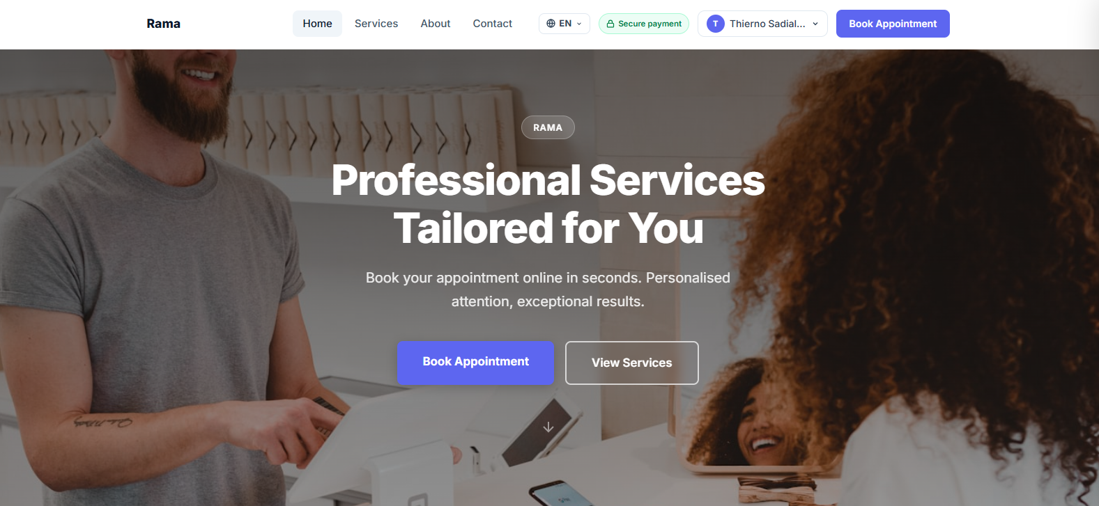 Booking App — Stripe, Auth & Admin Included