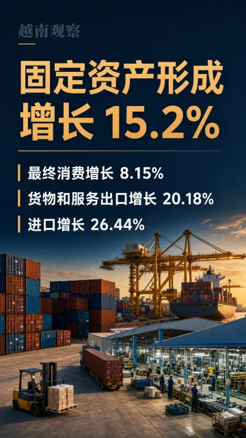 越南上半年GDP增长8.18%，制造业和消费同步回升