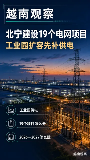 北宁将建设19个电网项目为工业园扩容供电