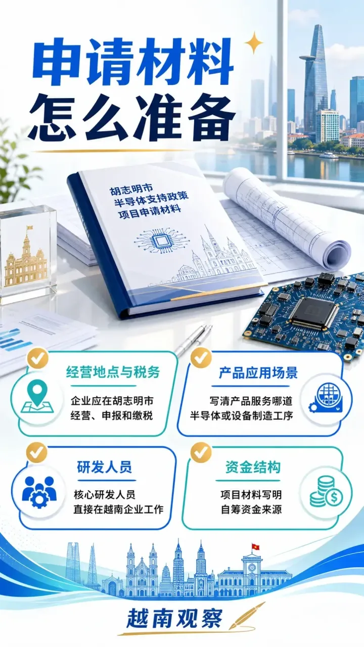# 胡志明市正征求半导体配套项目扶持意见