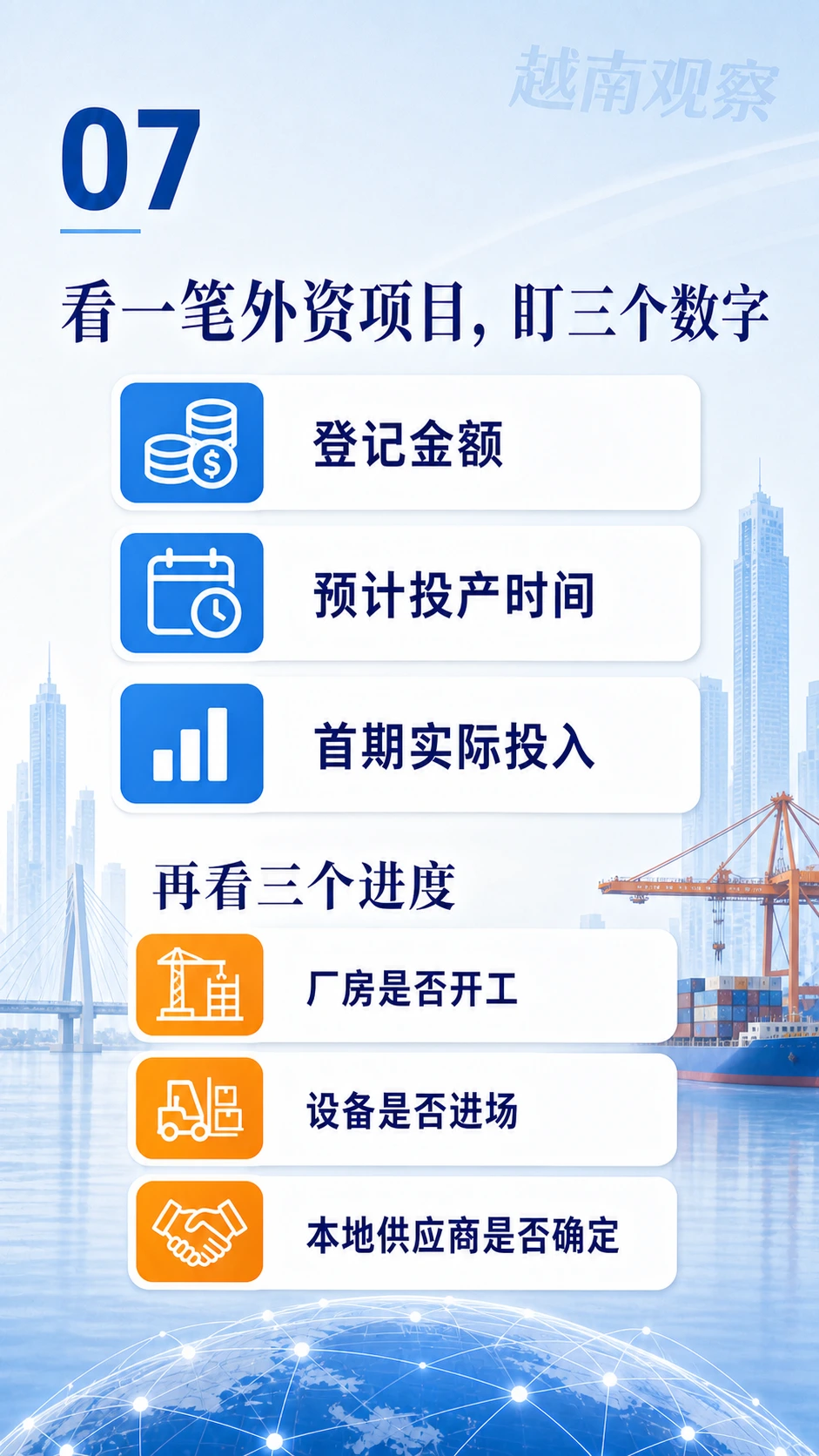 越南半年吸引346.5亿美元外资，制造业拿走八成落地资金