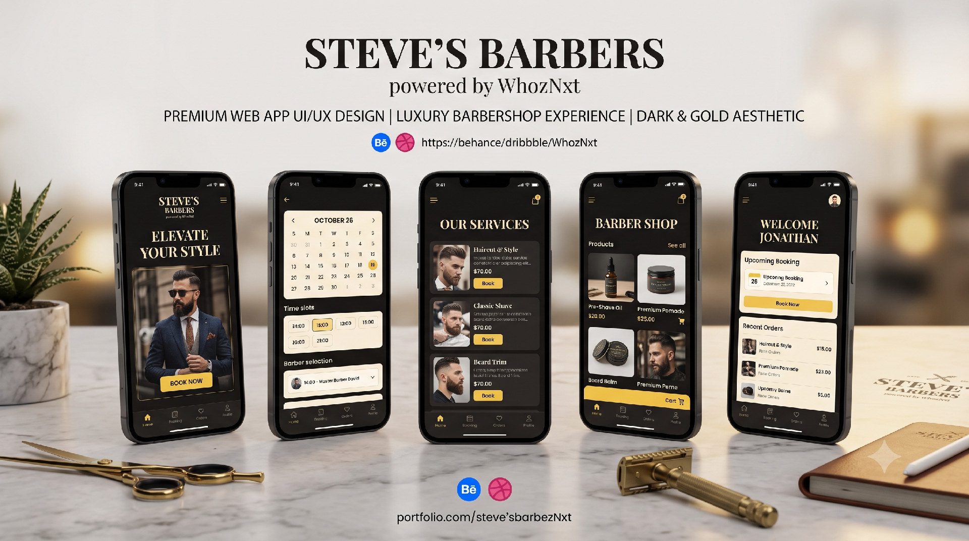 WhozNxt – Enterprise Salon & Appointment Management SaaS App Preview Screenshot
