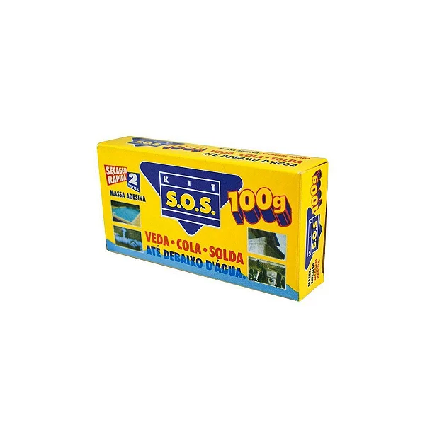 Adesivo Epóxi S.O.S Massa de Vedação 100g