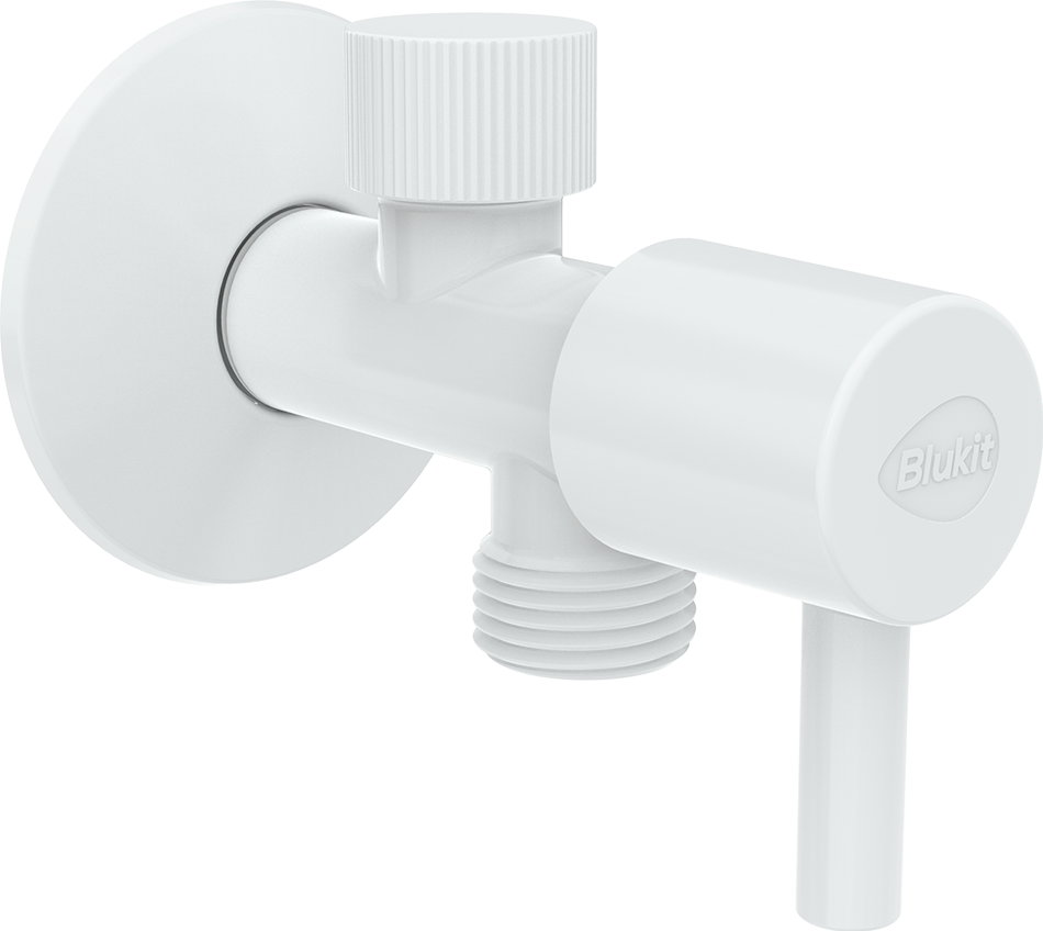 Registro para Ducha Higiênica 1/4 de Volta ABS Branco Blukit