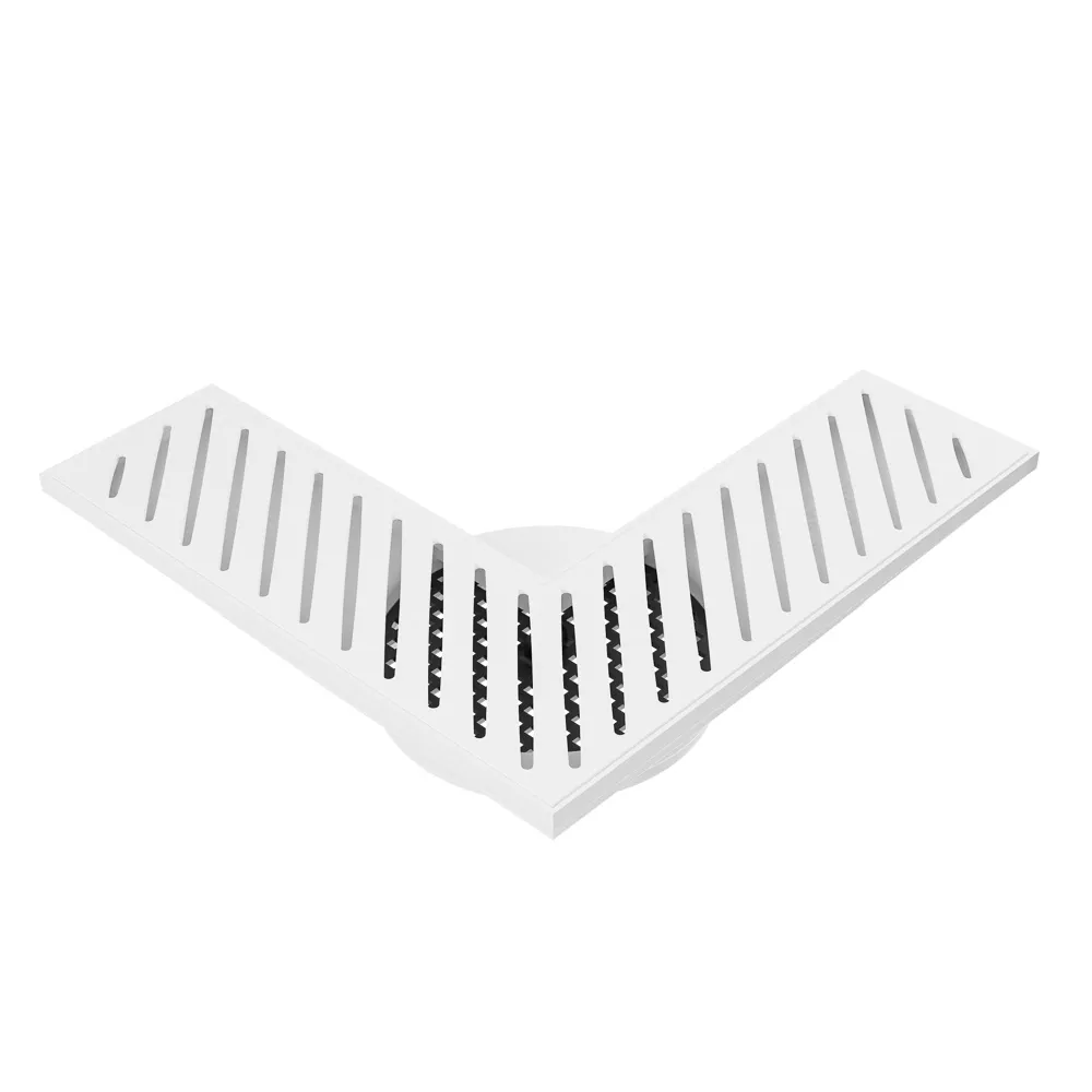 Ralo de Canto Plástico Branco RCANT1 - Ralo de Canto Plástico Branco RCANT1