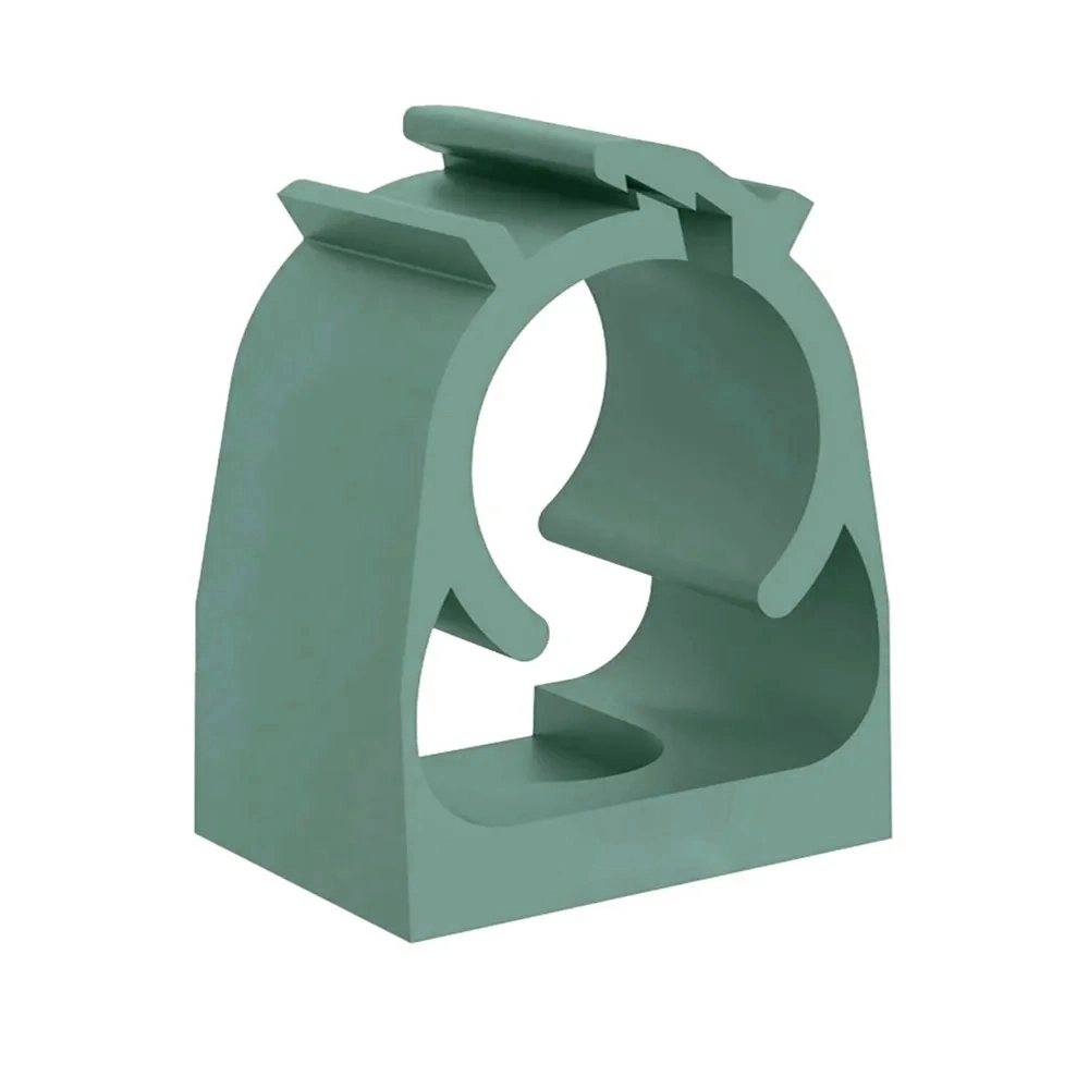 Abraçadeira Click Verde 25mm para Tubos PPR