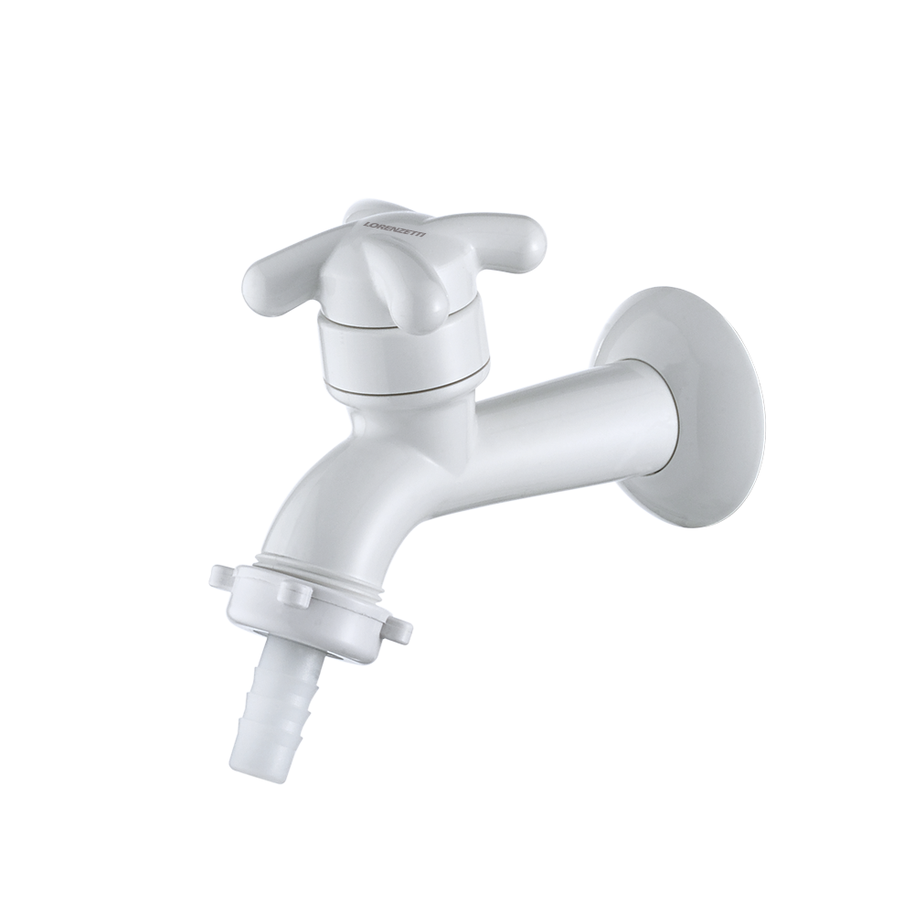 Torneira de Parede Brio Branca para Tanque e Jardim
