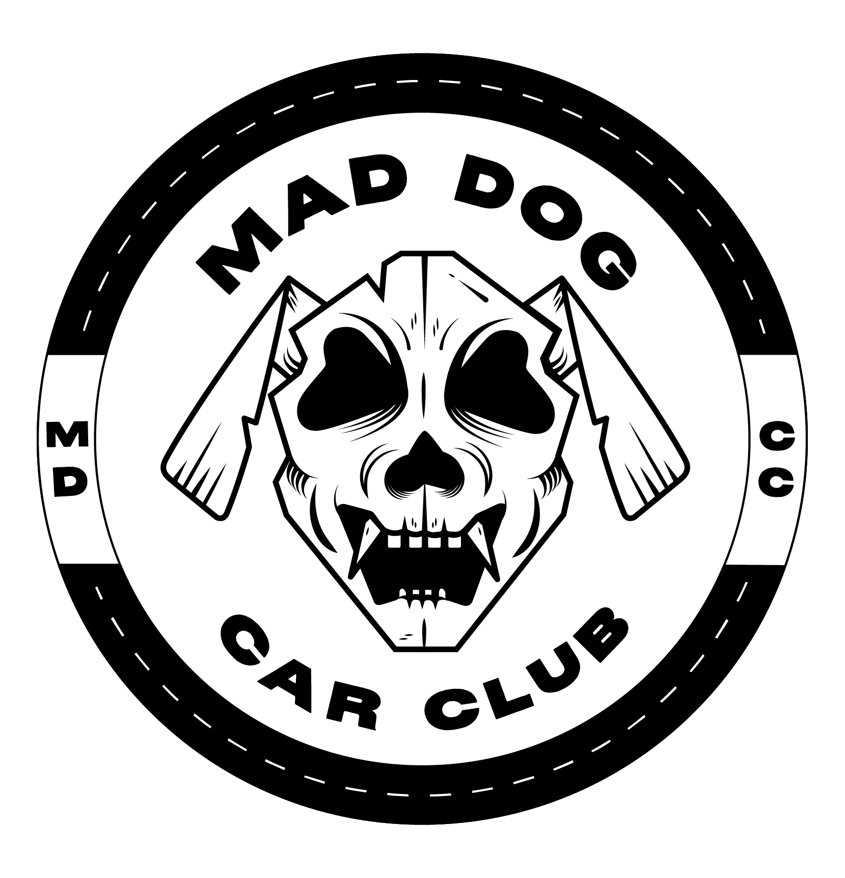 Mad Dog Car Club  logo