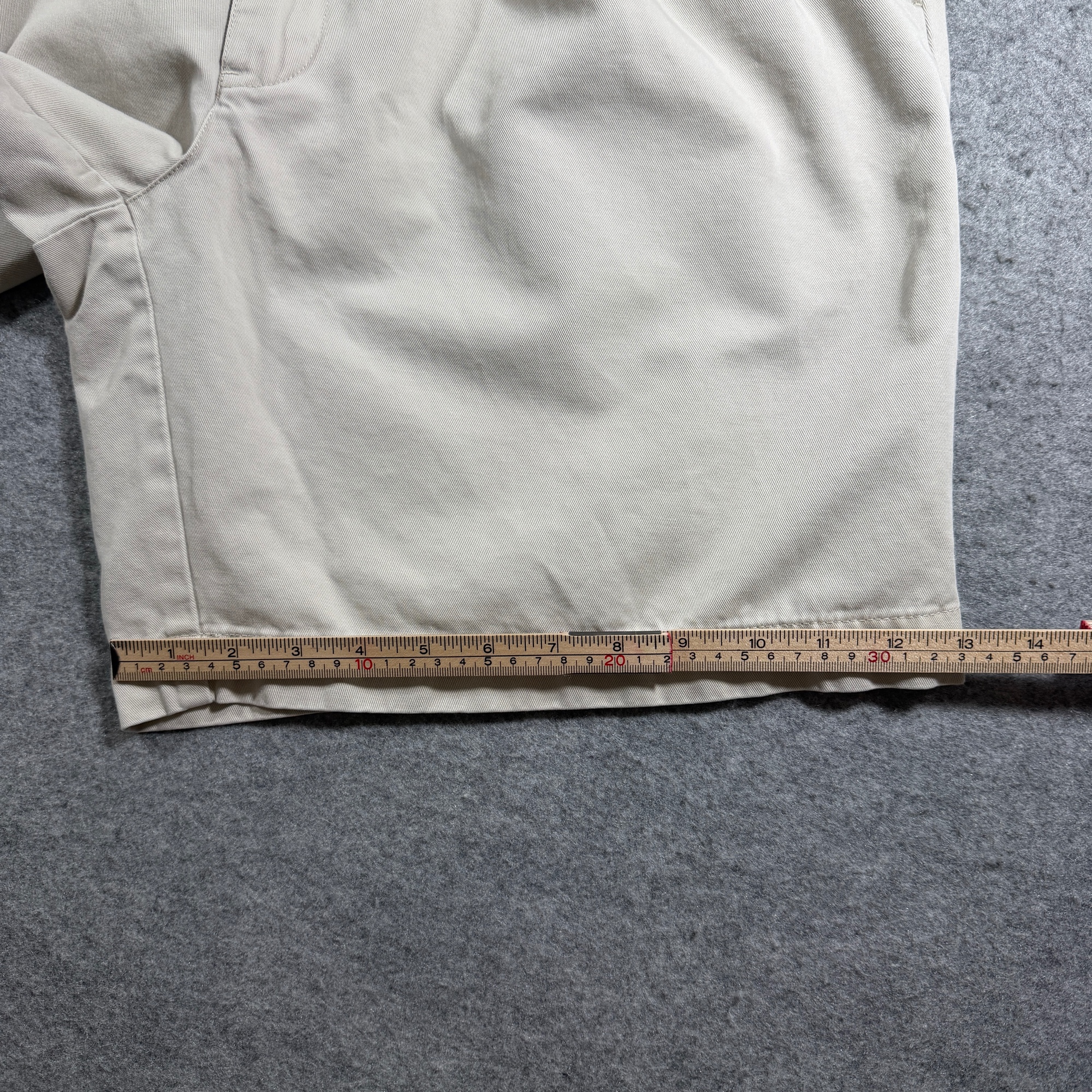 Vintage Polo Ralph Lauren Chino Shorts Mens 36 Khaki Pleated Front Cotton Golf thumbnail 9