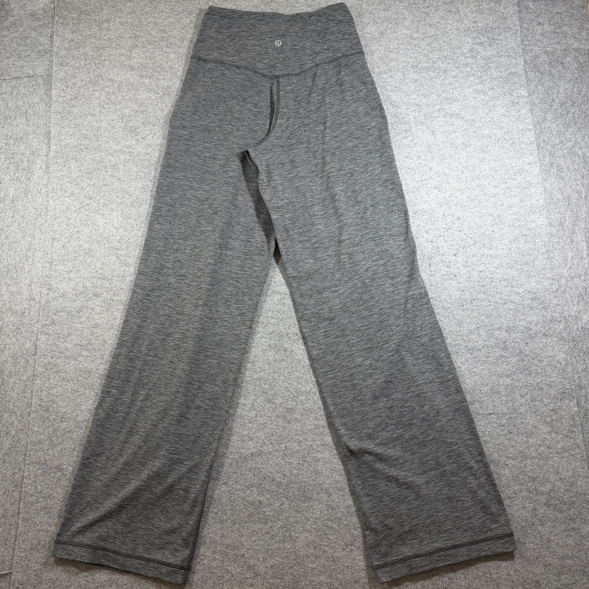 Lululemon Align Pant Womens M Heather Gray High Rise Wide Leg Yoga Stretch thumbnail 2
