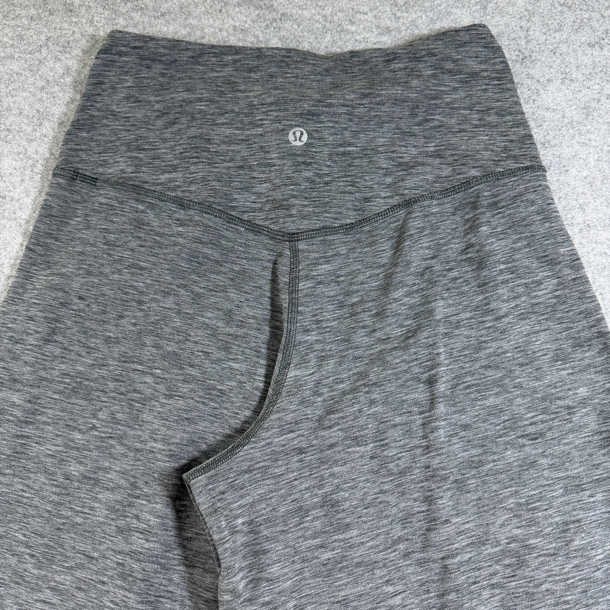 Lululemon Align Pant Womens M Heather Gray High Rise Wide Leg Yoga Stretch thumbnail 3
