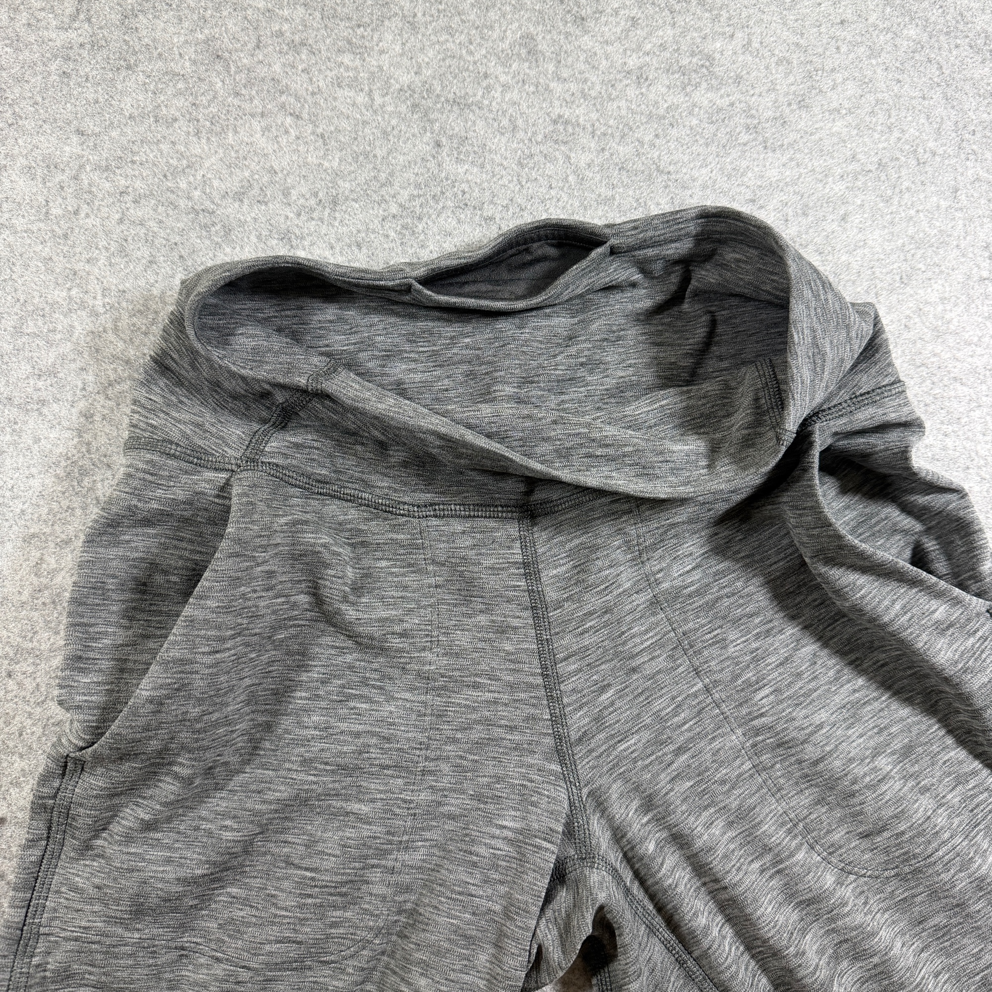 Lululemon Align Pant Womens M Heather Gray High Rise Wide Leg Yoga Stretch thumbnail 5