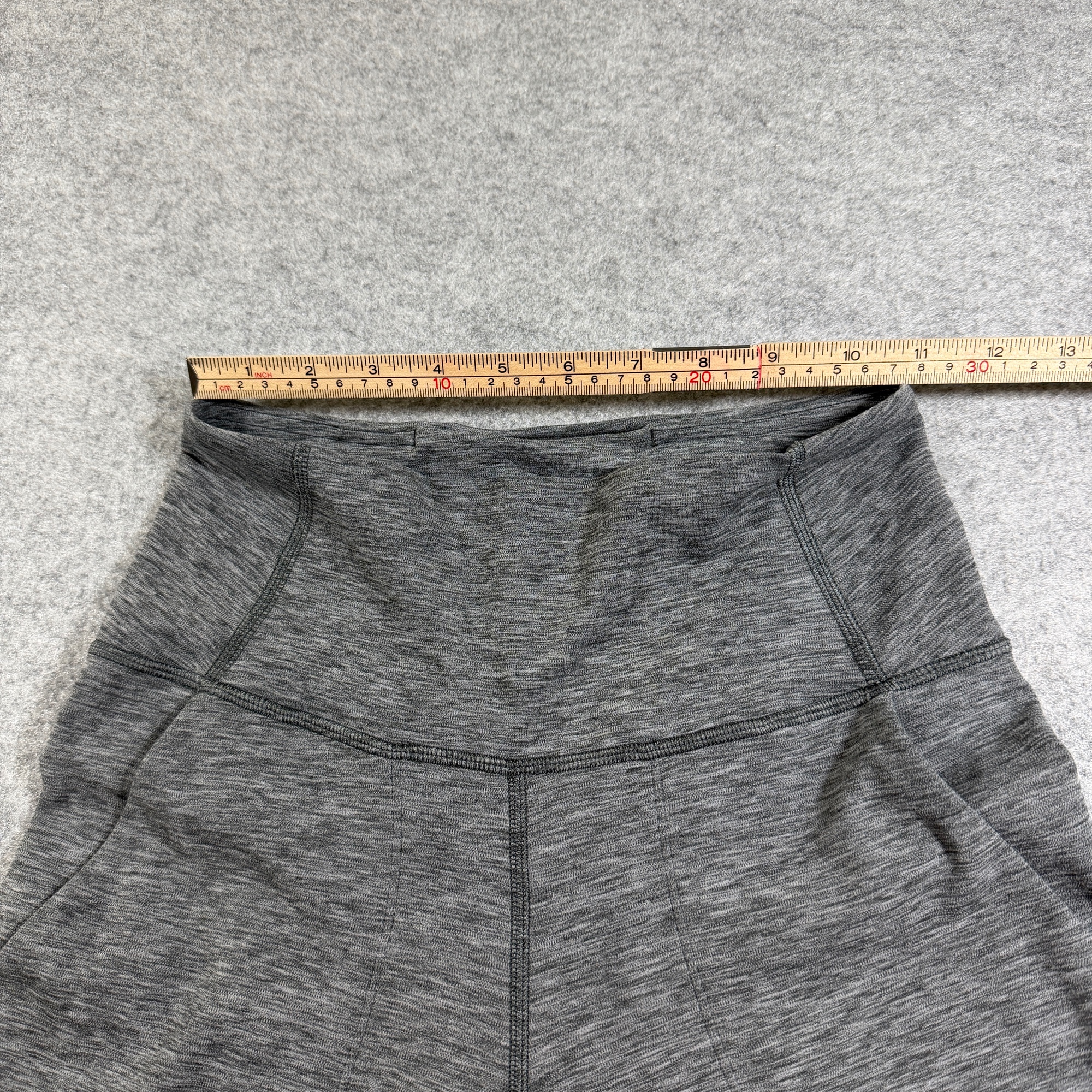 Lululemon Align Pant Womens M Heather Gray High Rise Wide Leg Yoga Stretch thumbnail 6