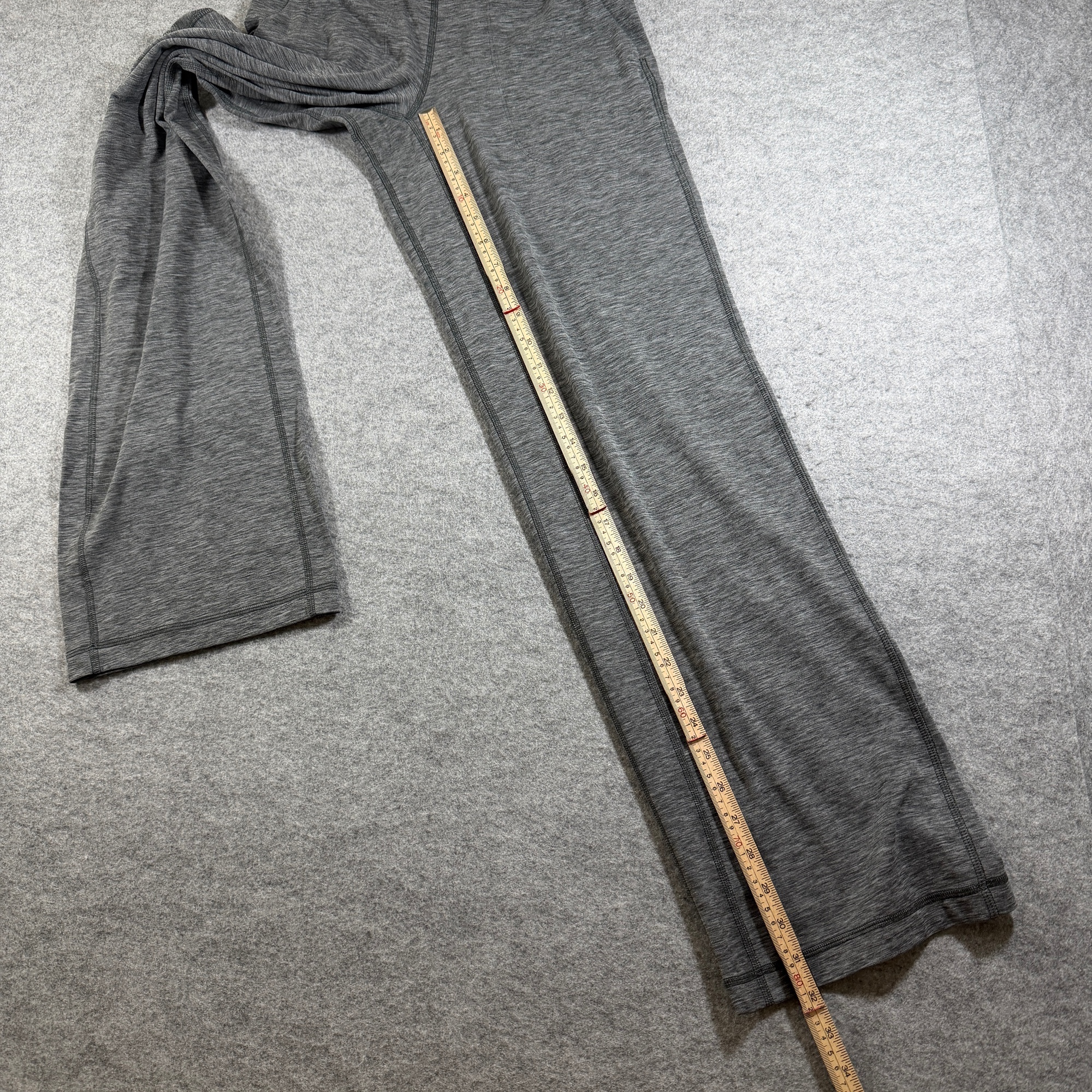 Lululemon Align Pant Womens M Heather Gray High Rise Wide Leg Yoga Stretch thumbnail 7