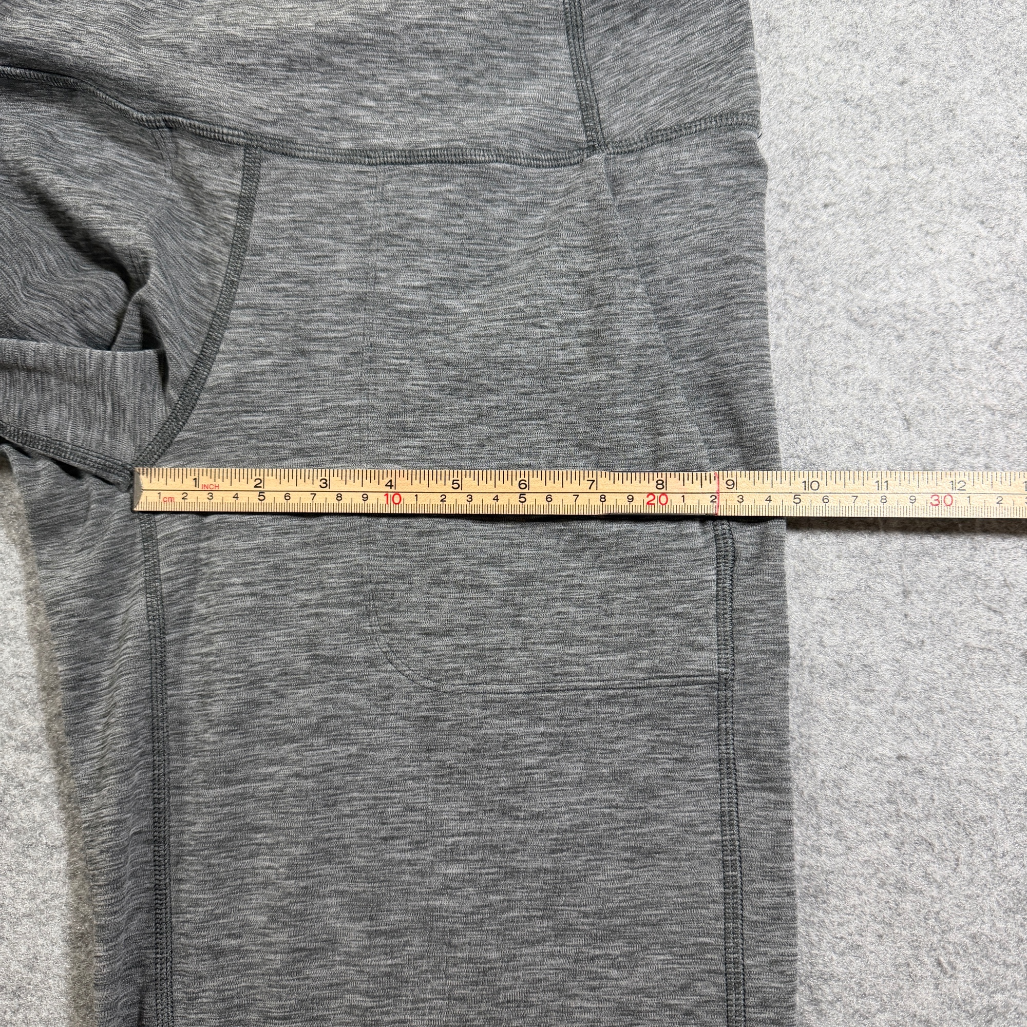 Lululemon Align Pant Womens M Heather Gray High Rise Wide Leg Yoga Stretch thumbnail 10
