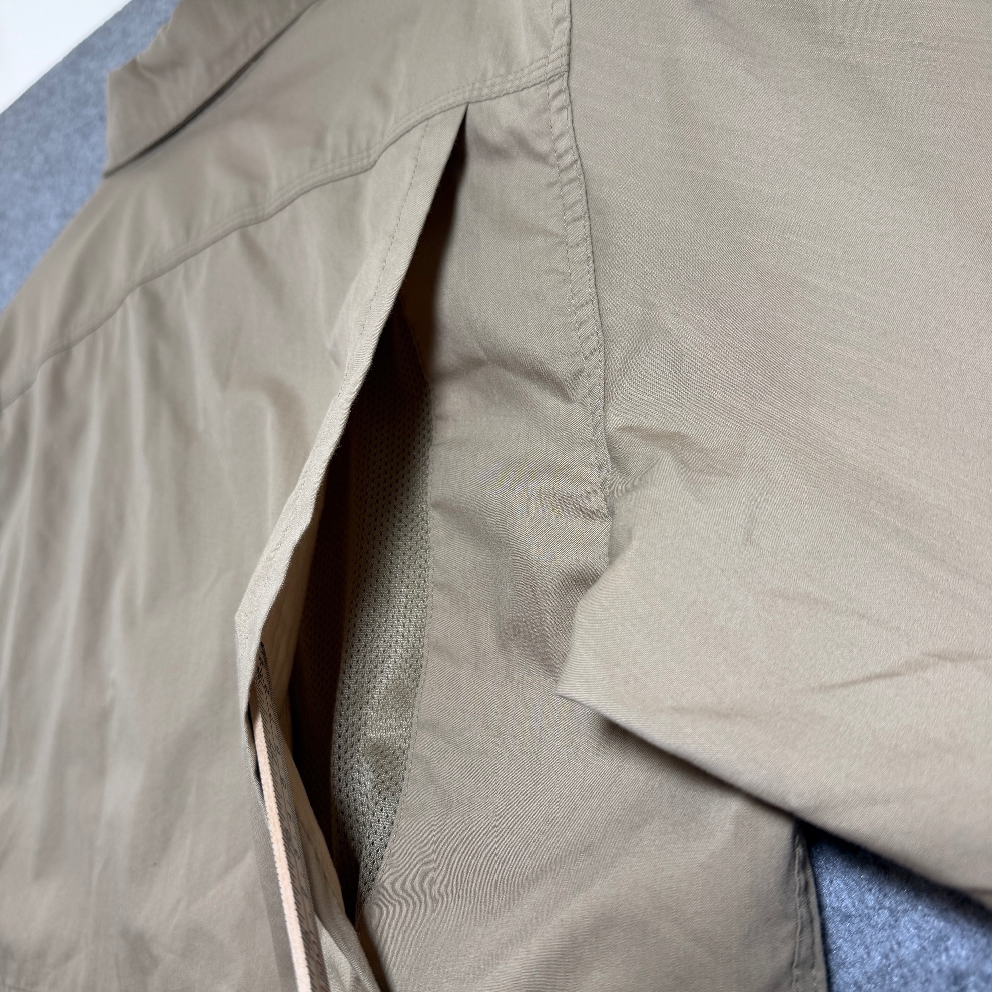 Carhartt Force Shirt Mens M Khaki Tan Button Down Short Sleeve Workwear Mesh Net thumbnail 10