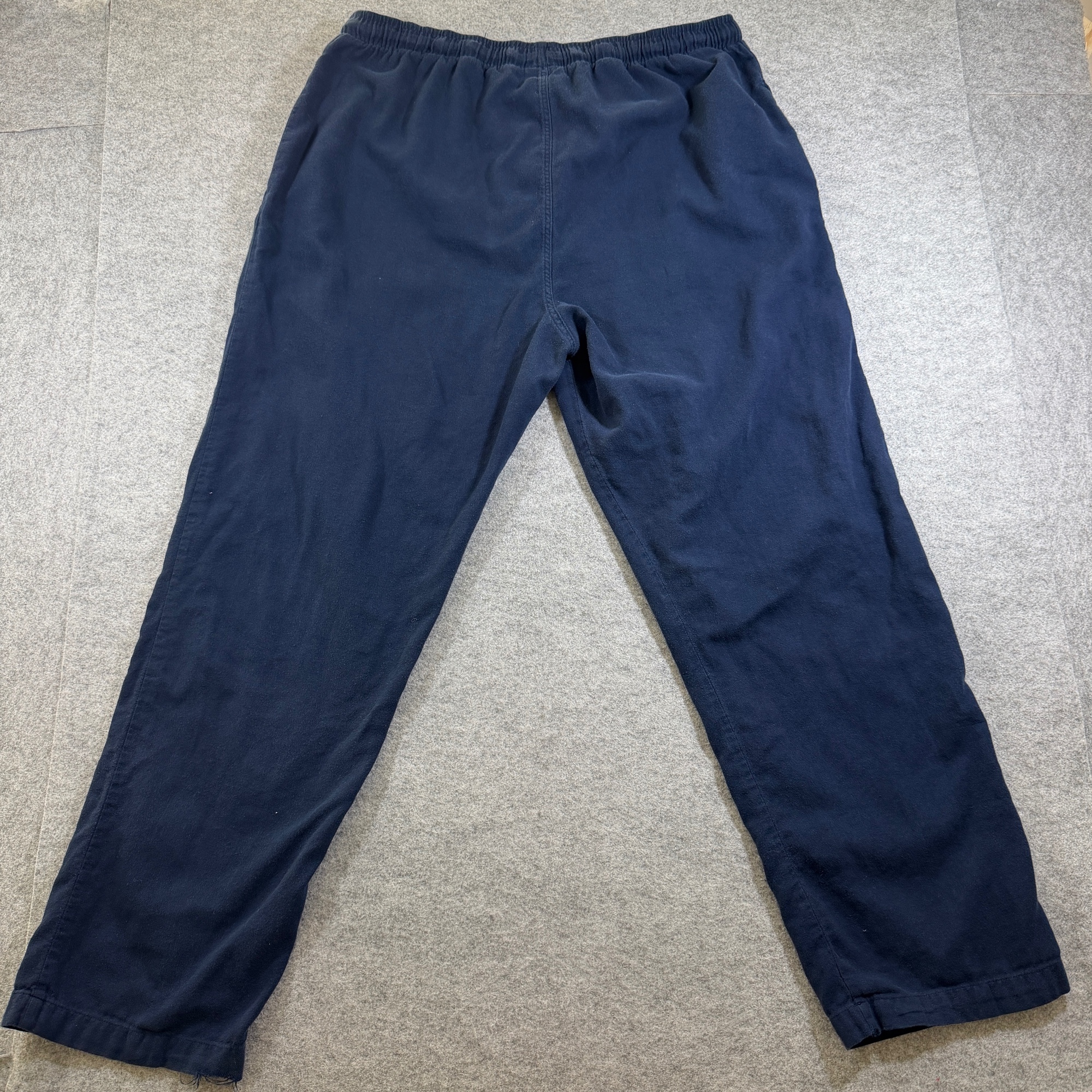 Polo Ralph Lauren Sleep Pants Mens L Navy Pony Logo Drawstring Cotton Lounge thumbnail 2