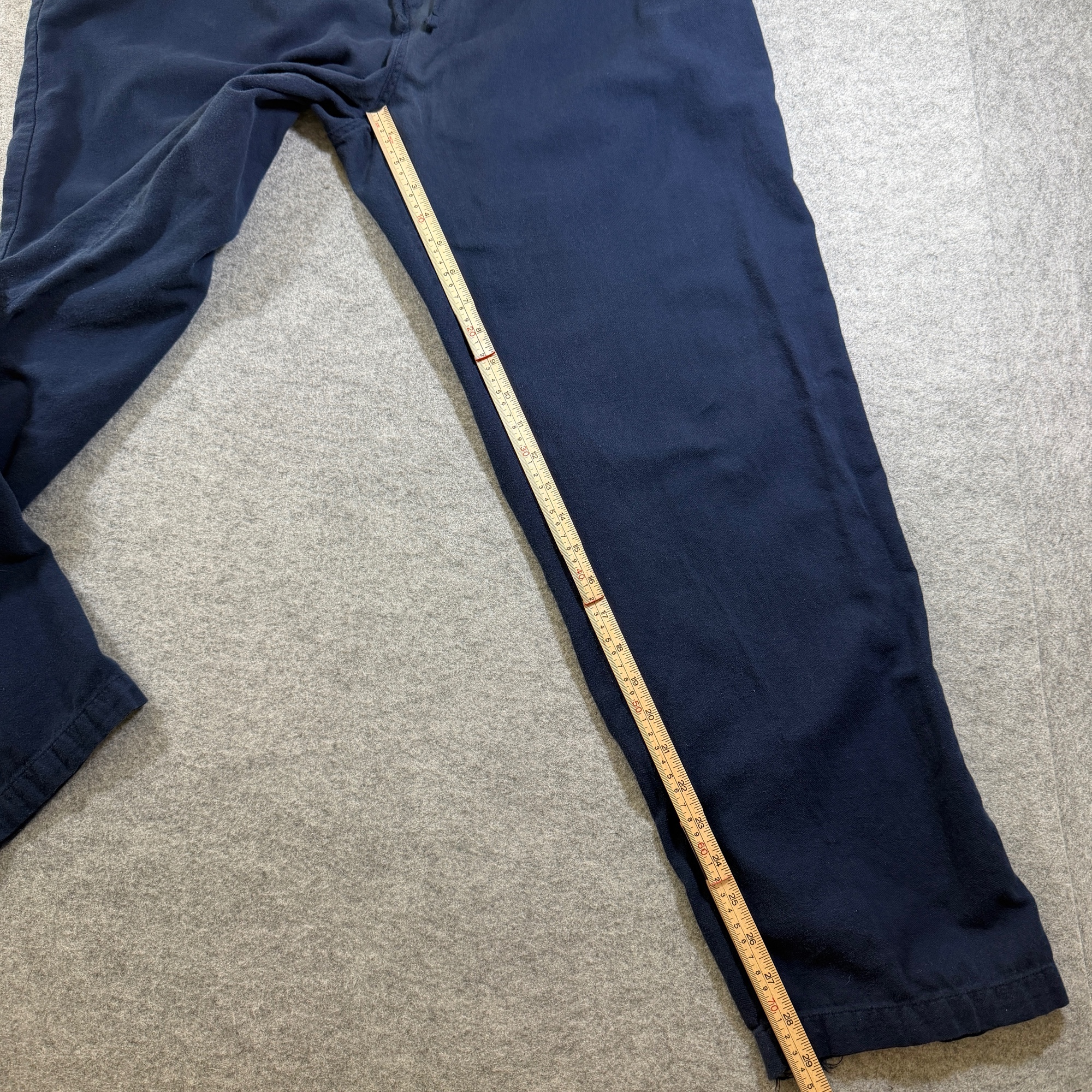 Polo Ralph Lauren Sleep Pants Mens L Navy Pony Logo Drawstring Cotton Lounge thumbnail 7