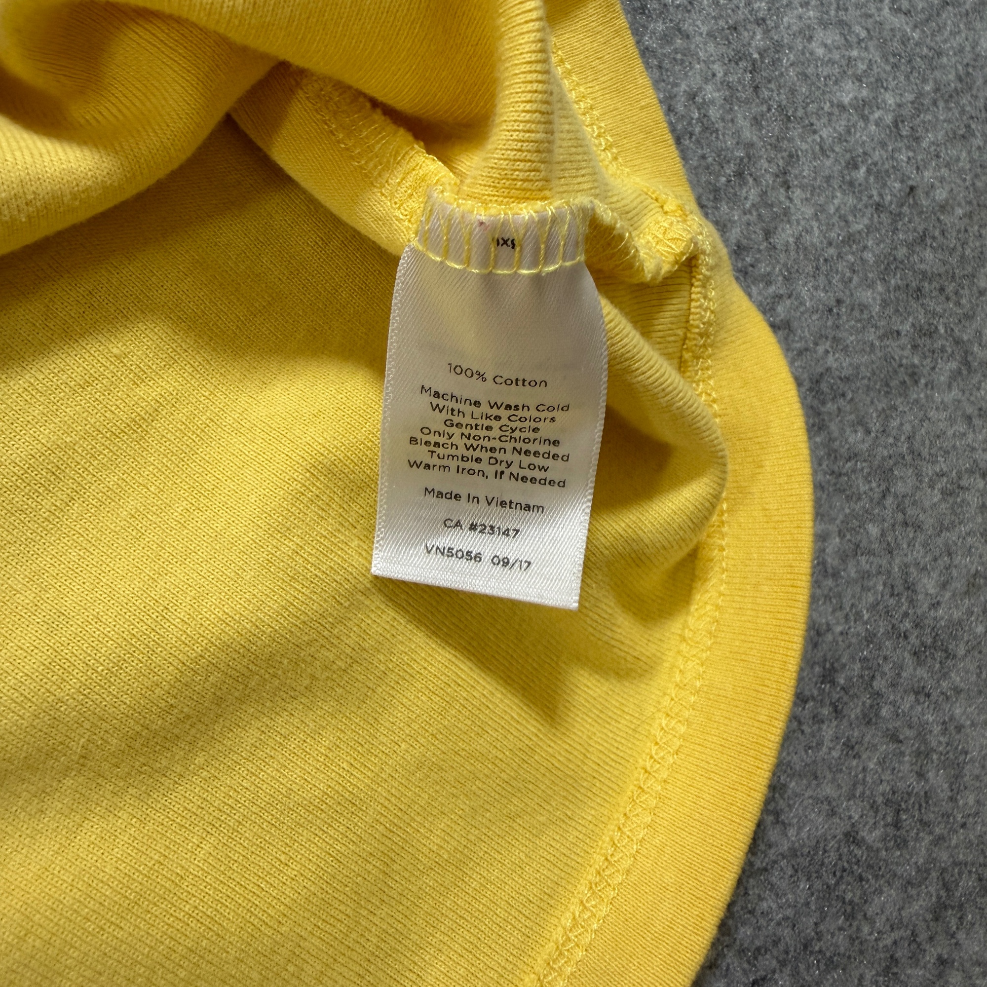 Talbots Top Womens M Yellow Boat Neck 3/4 Sleeve Cotton Lightweight Classic thumbnail 8